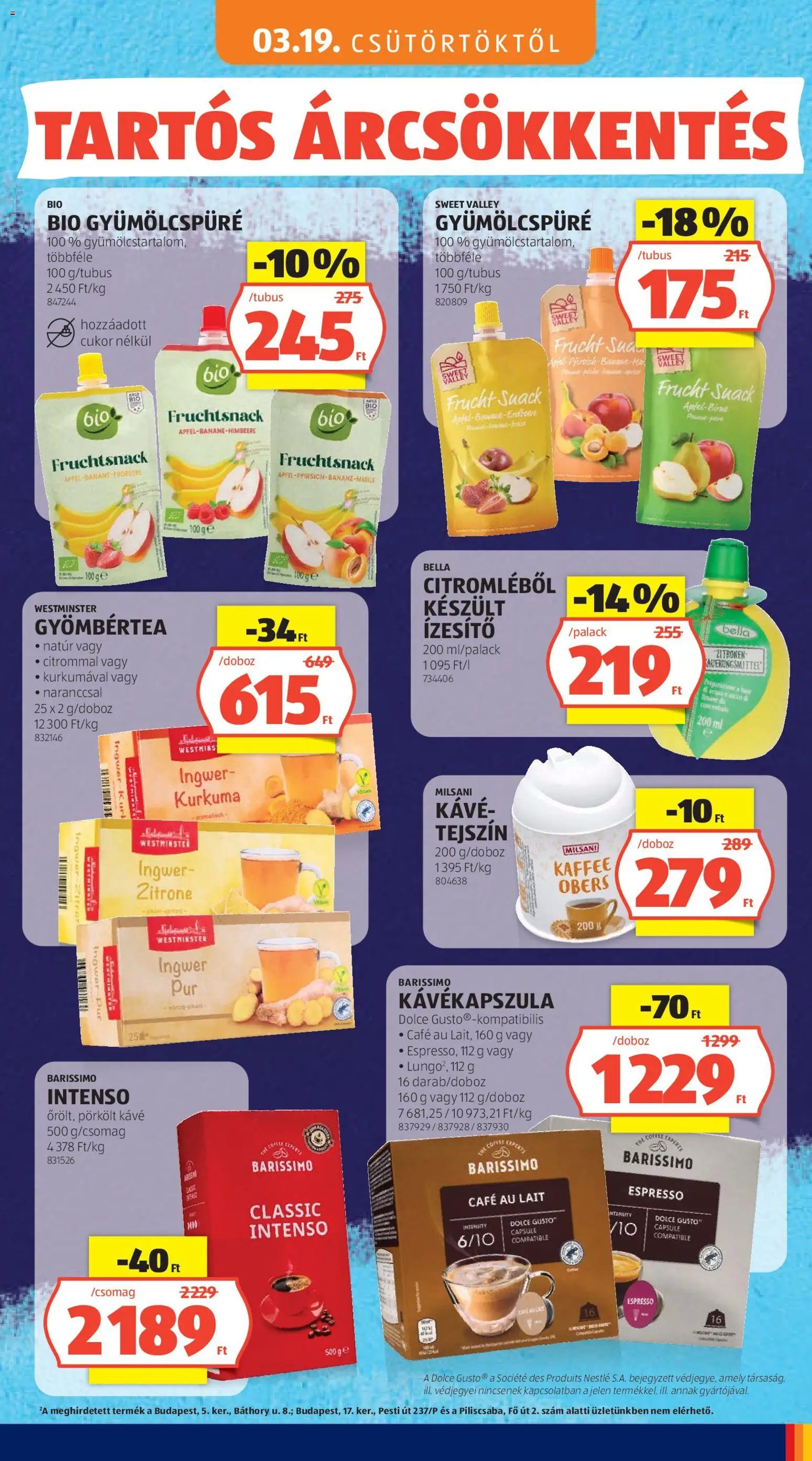Aldi újság 2026.05.03. Aldi Tartós árcsökkentés flyer (2026-05-03)