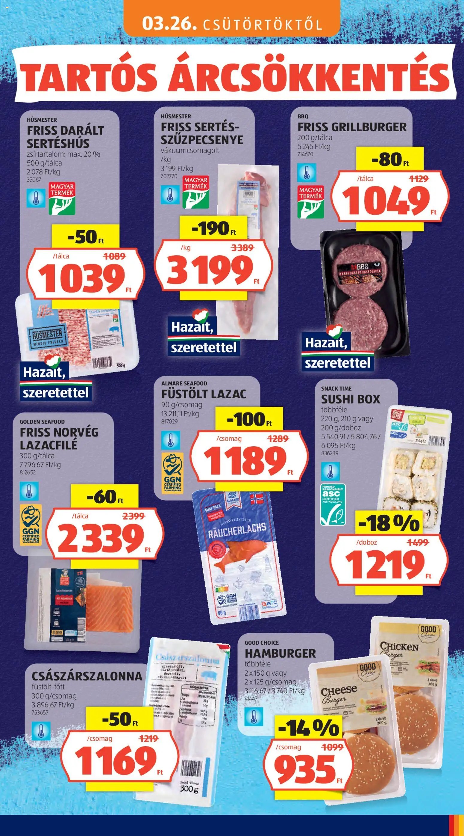 Aldi újság 2026.05.03. Aldi Tartós árcsökkentés flyer (2026-05-03)