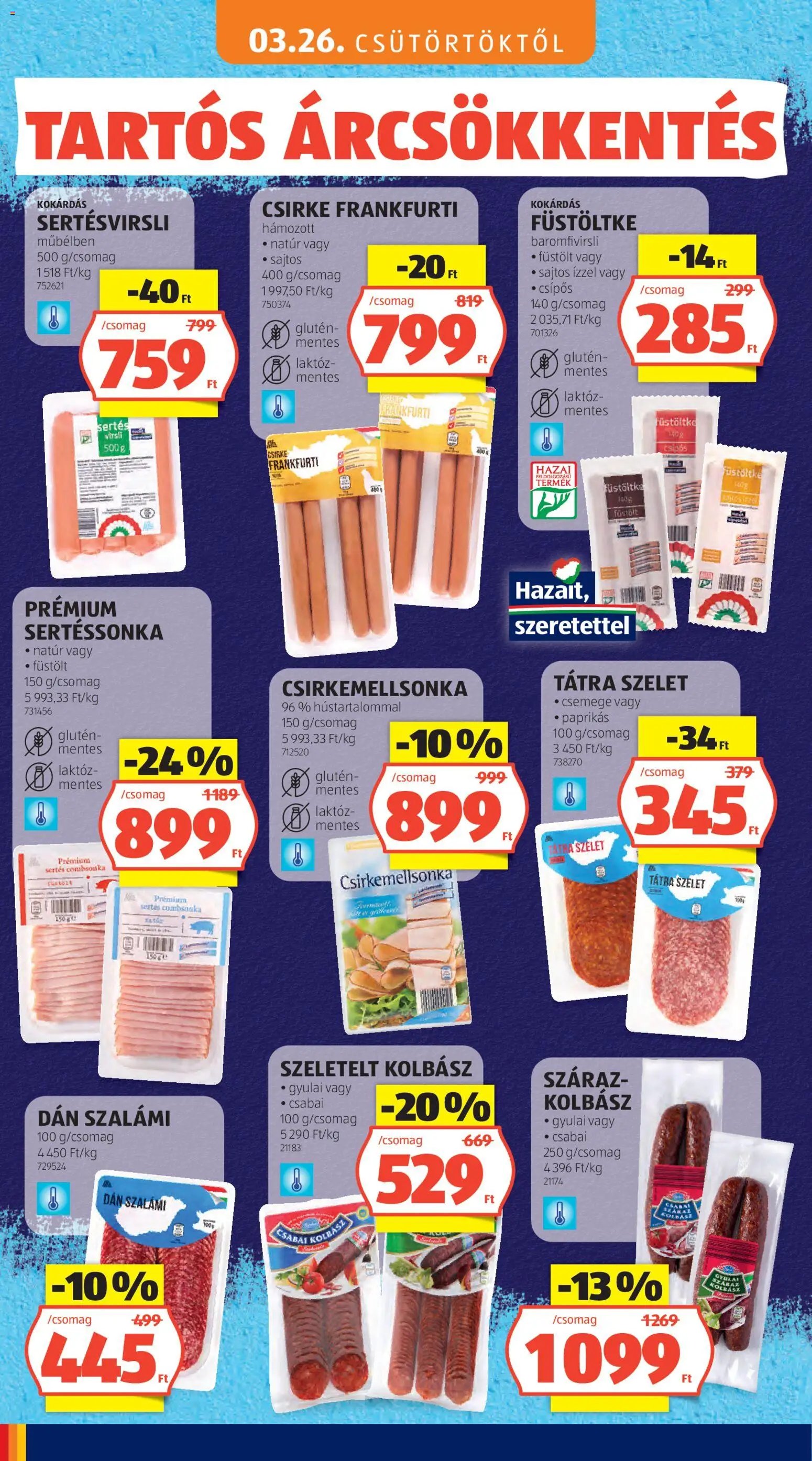Aldi újság 2026.05.03. Aldi Tartós árcsökkentés flyer (2026-05-03)