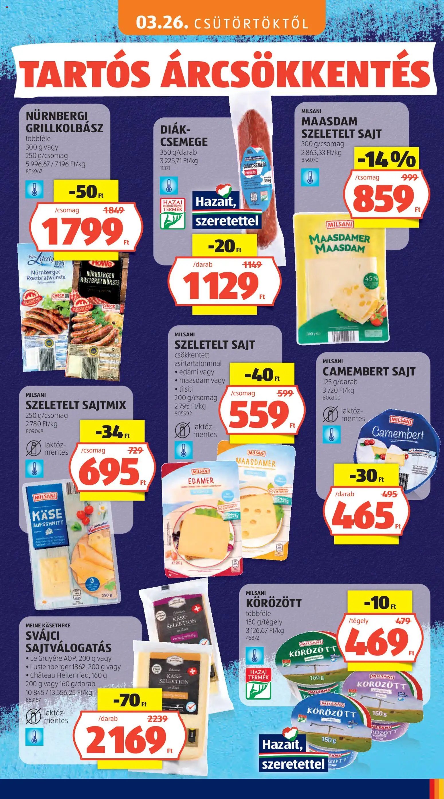 Aldi újság 2026.05.03. Aldi Tartós árcsökkentés flyer (2026-05-03)