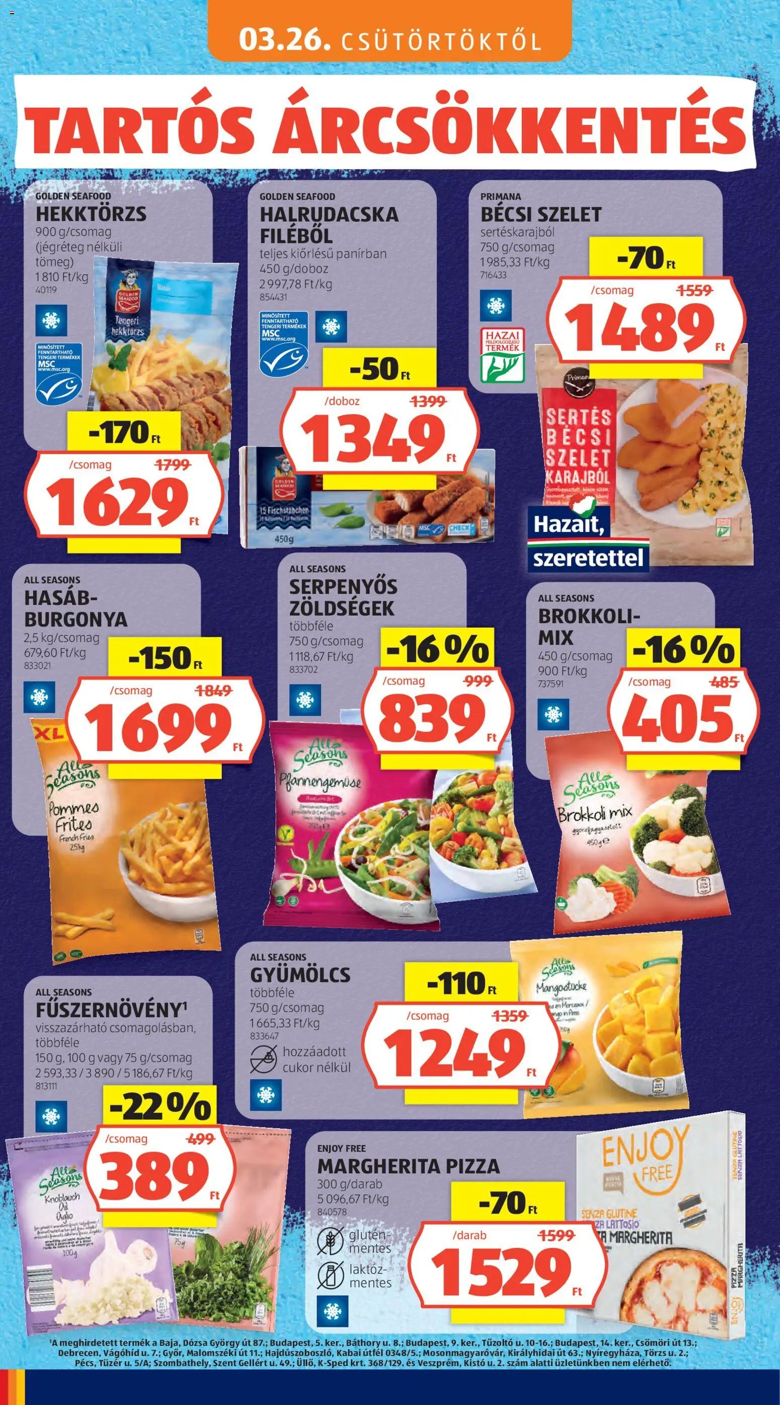 Aldi újság 2026.05.03. Aldi Tartós árcsökkentés flyer (2026-05-03)