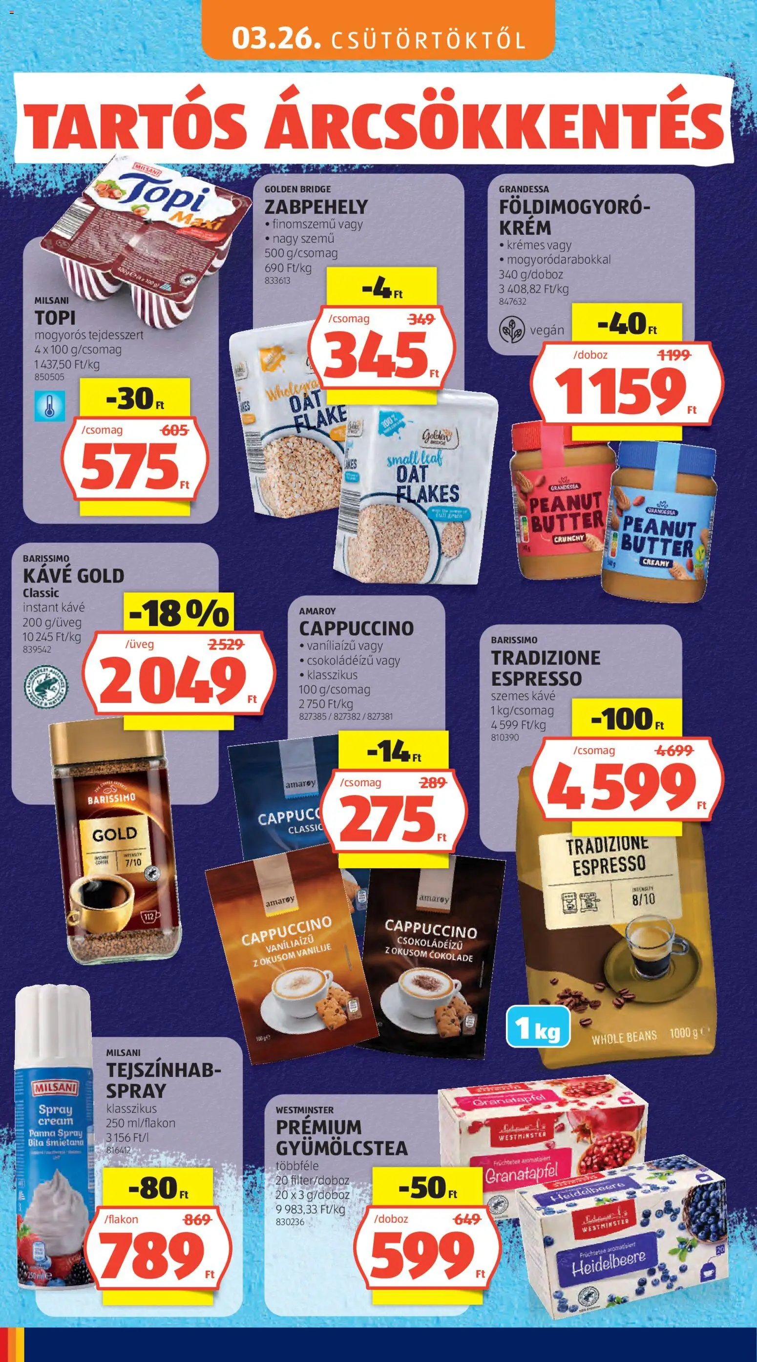 Aldi újság 2026.05.03. Aldi Tartós árcsökkentés flyer (2026-05-03)