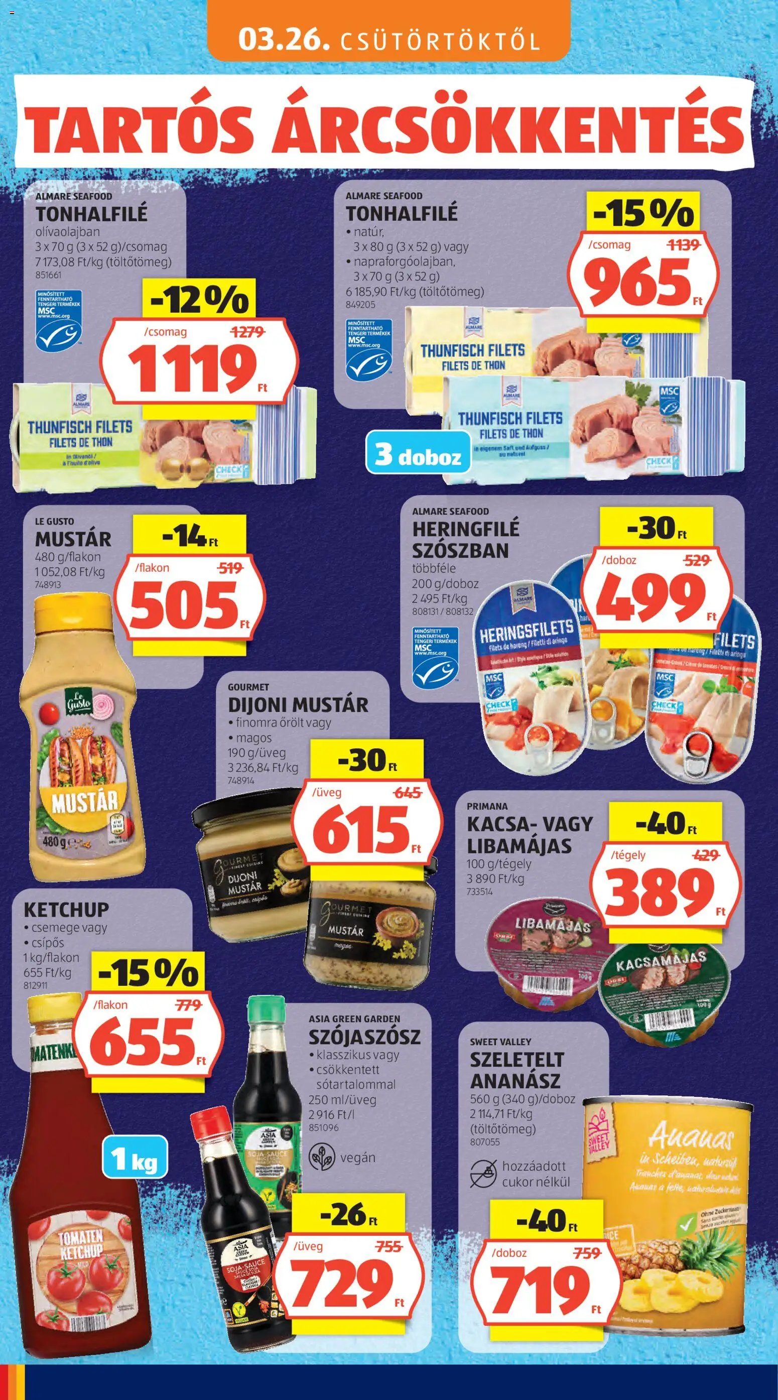 Aldi újság 2026.05.03. Aldi Tartós árcsökkentés flyer (2026-05-03)