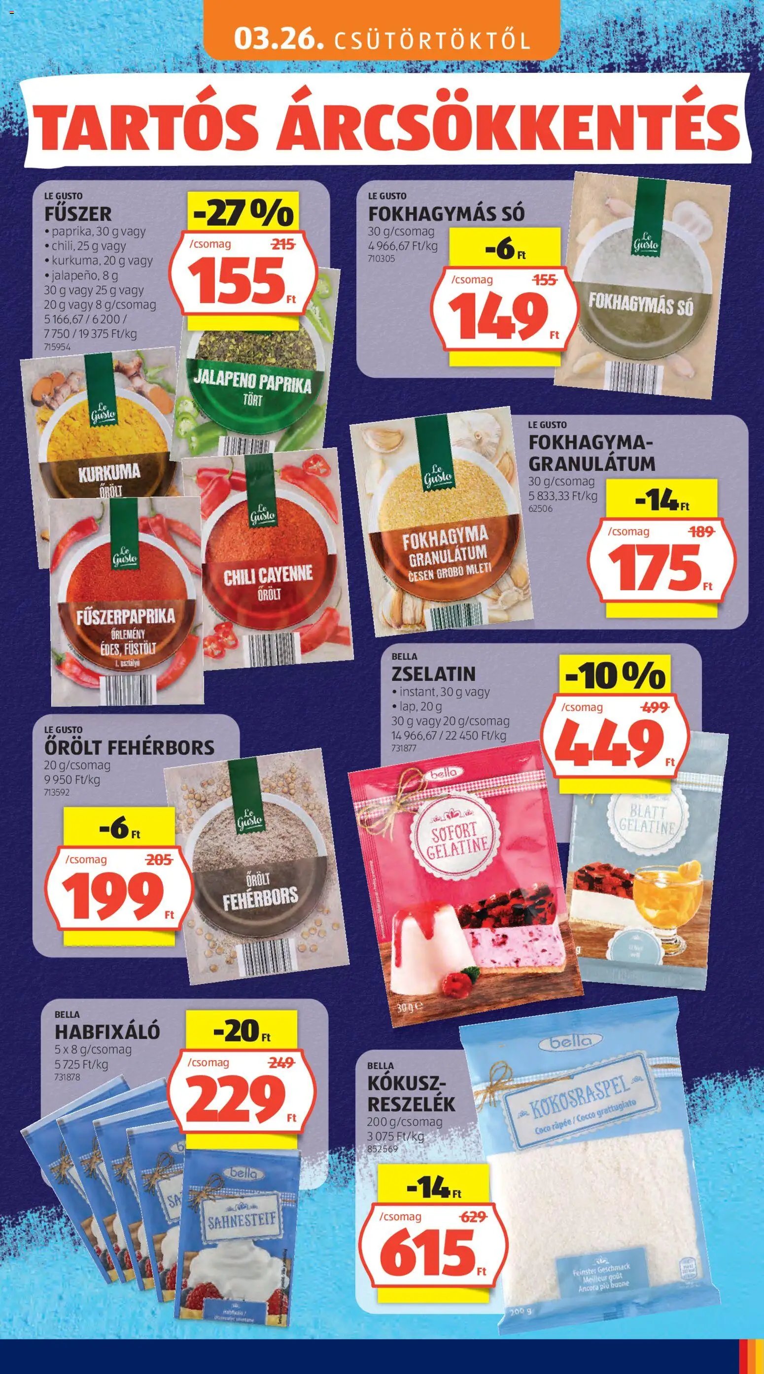 Aldi újság 2026.05.03. Aldi Tartós árcsökkentés flyer (2026-05-03)