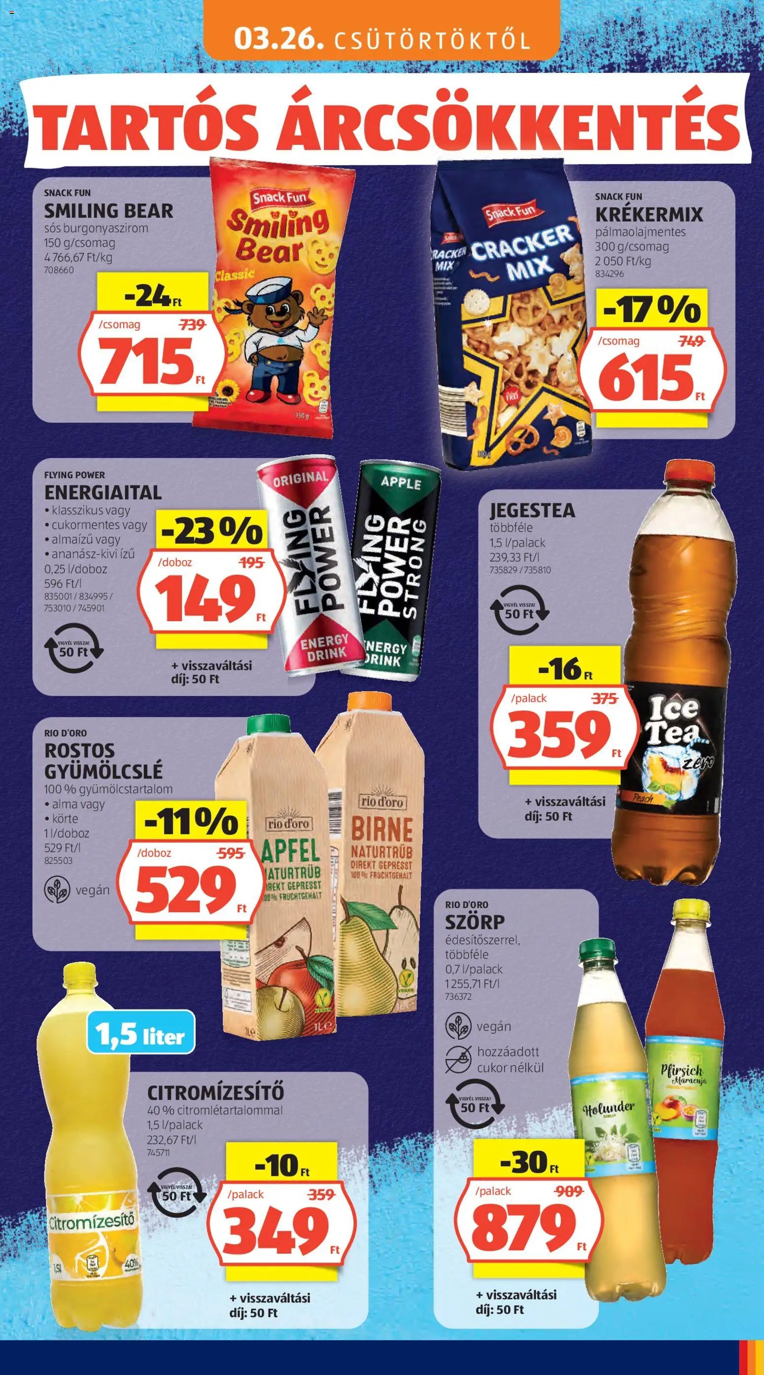 Aldi újság 2026.05.03. Aldi Tartós árcsökkentés flyer (2026-05-03)