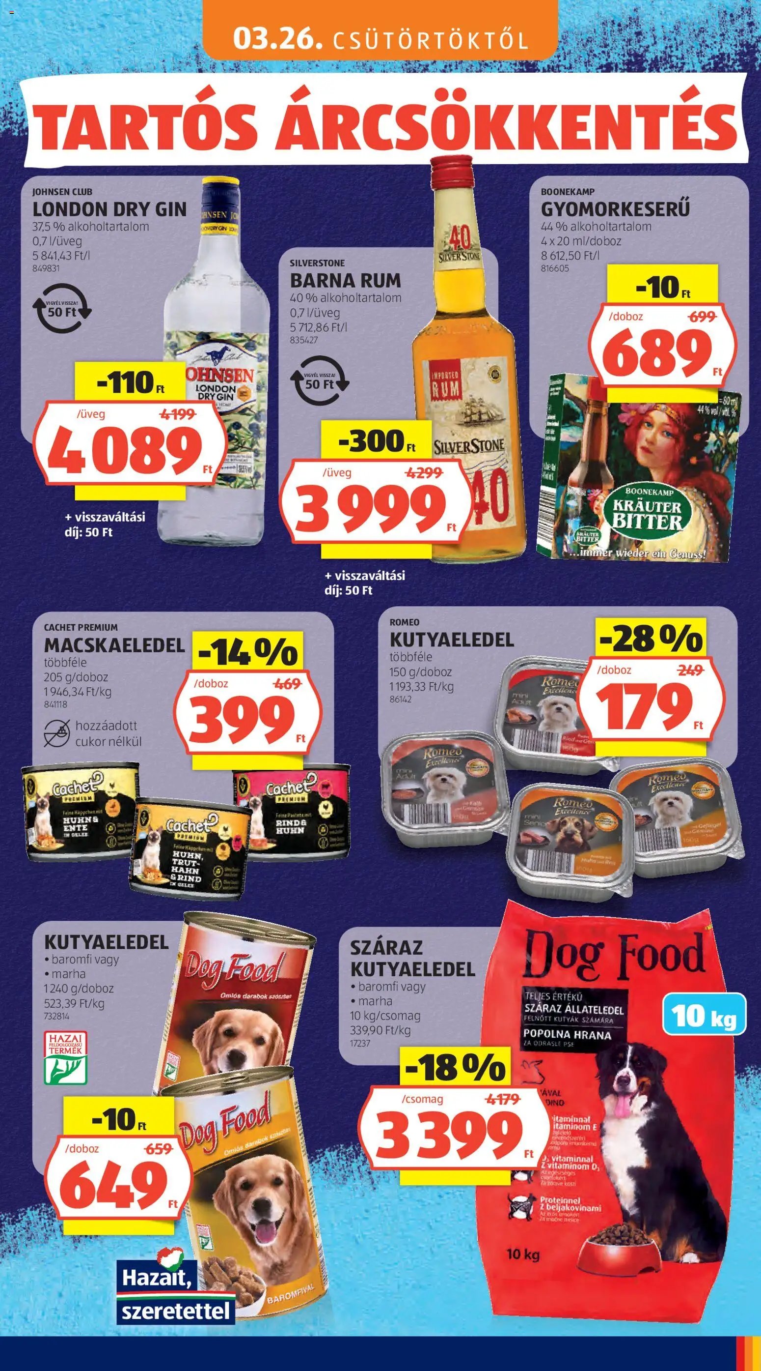 Aldi újság 2026.05.03. Aldi Tartós árcsökkentés flyer (2026-05-03)