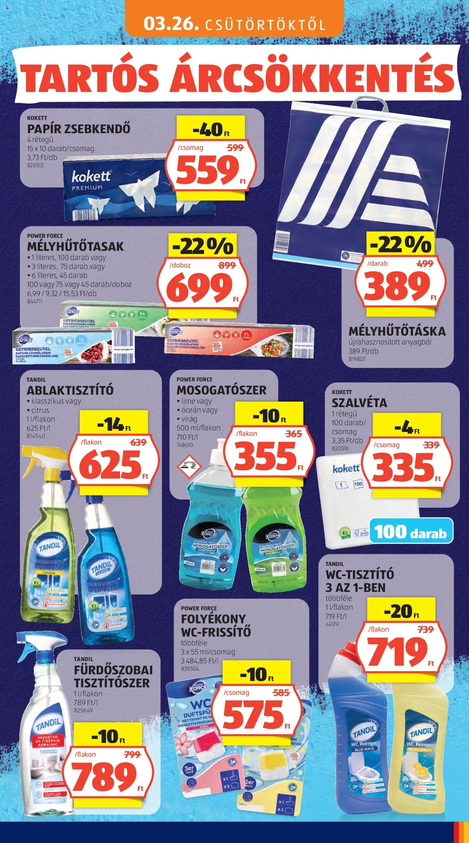 Aldi újság 2026.05.03. Aldi Tartós árcsökkentés flyer (2026-05-03)