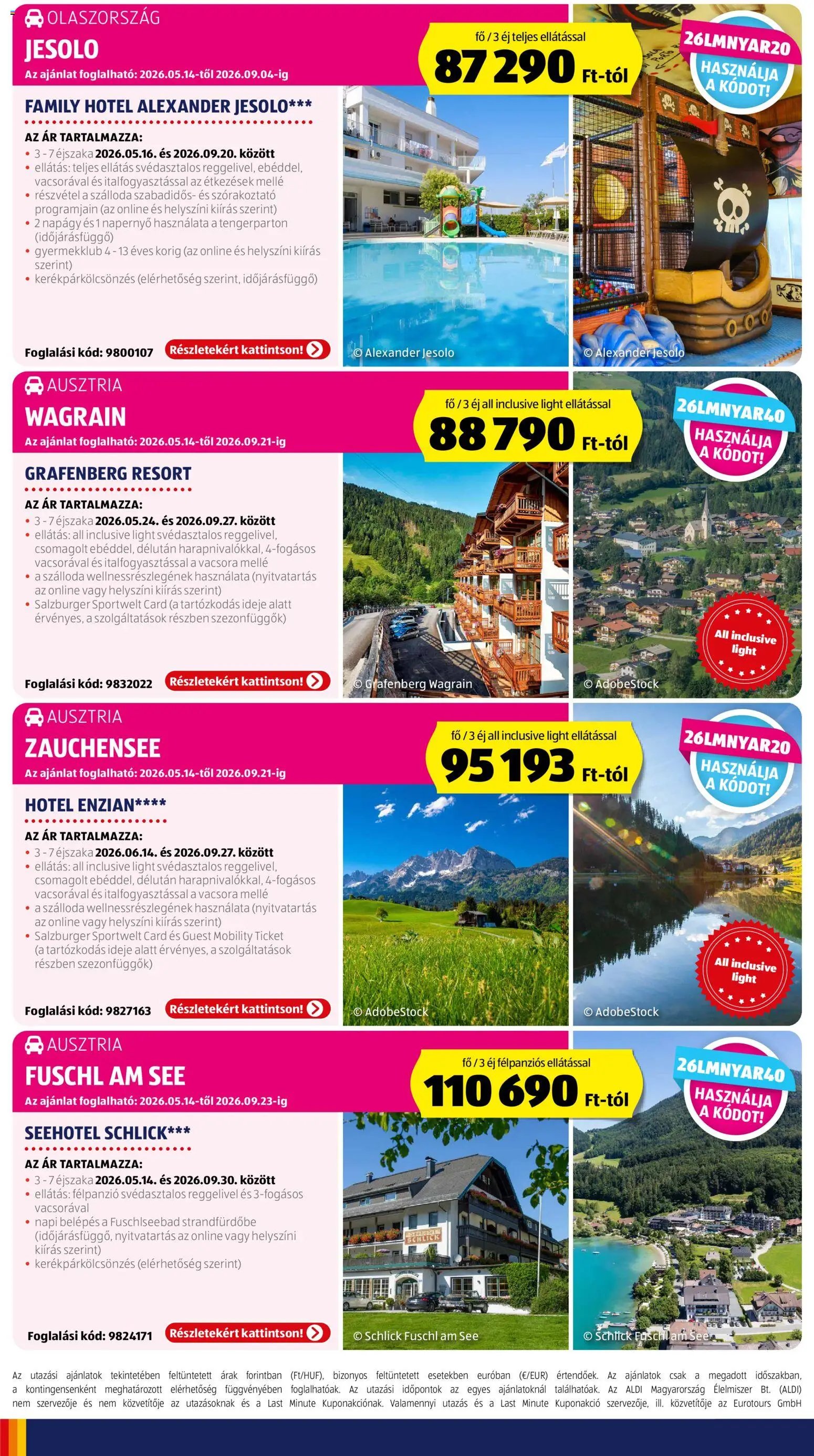 Aldi újság 2026.05.14. Aldi Utazás katalógus (2026-05-14 - 2026-05-20)