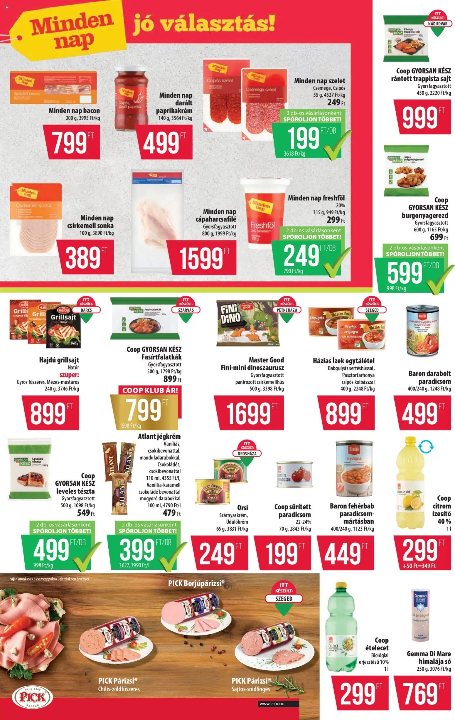 COOP újság 2026.07.30. COOP akciós újság