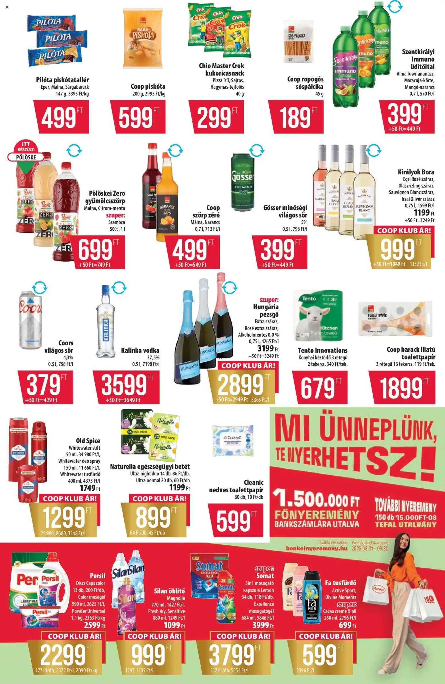 COOP újság 2026.07.30. COOP akciós újság