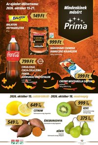 CBA Príma akciós ujság 2026.10.15. 🎃 HALLOWEEN 🧡