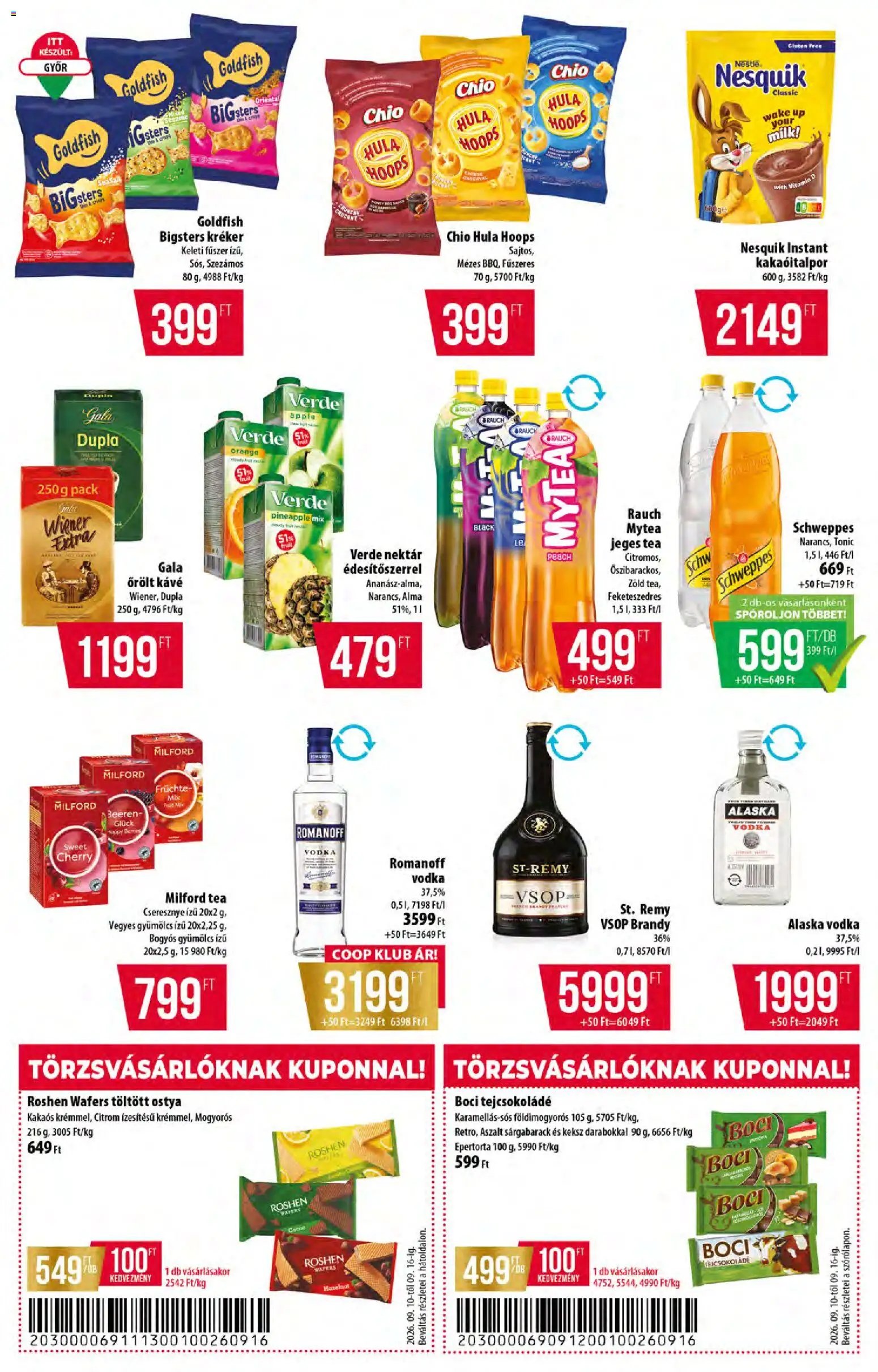 COOP újság 2026.09.10. COOP - Szuper Plus / Alföld Pro-Coop