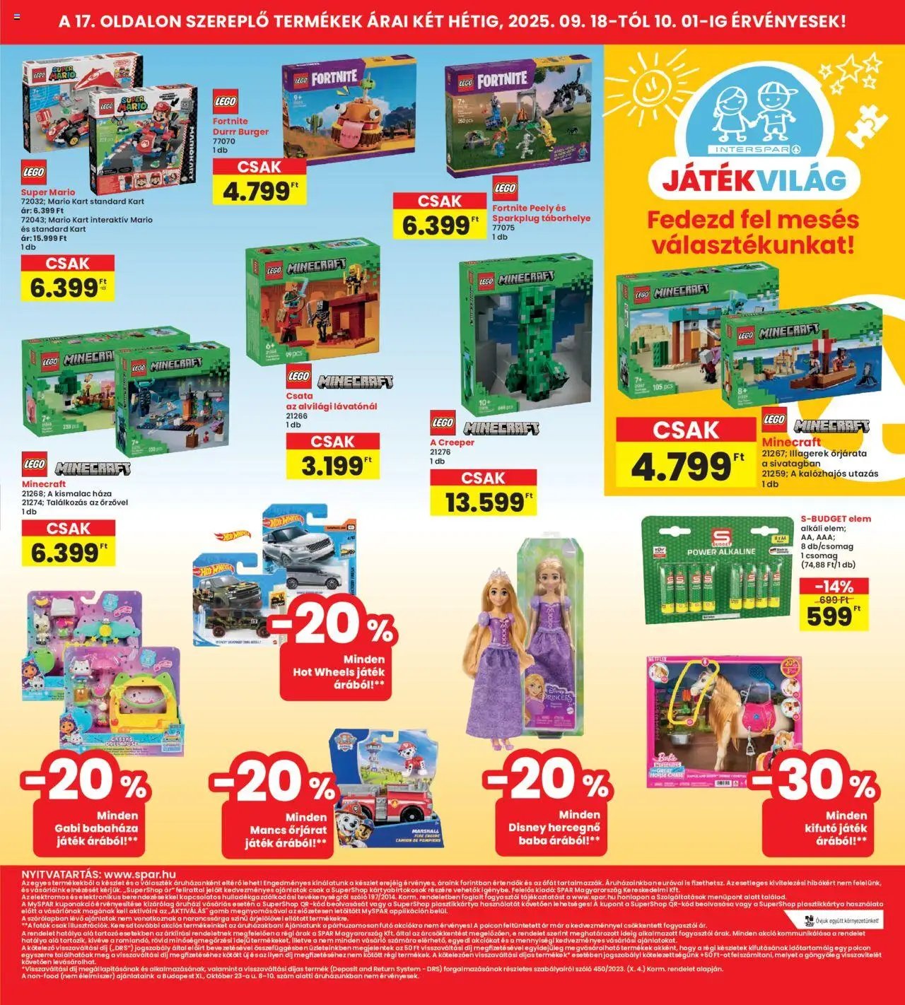 Interspar újság 2025.09.18. Akciós újság Interspar (2025-09-18 - 2025-09-24)