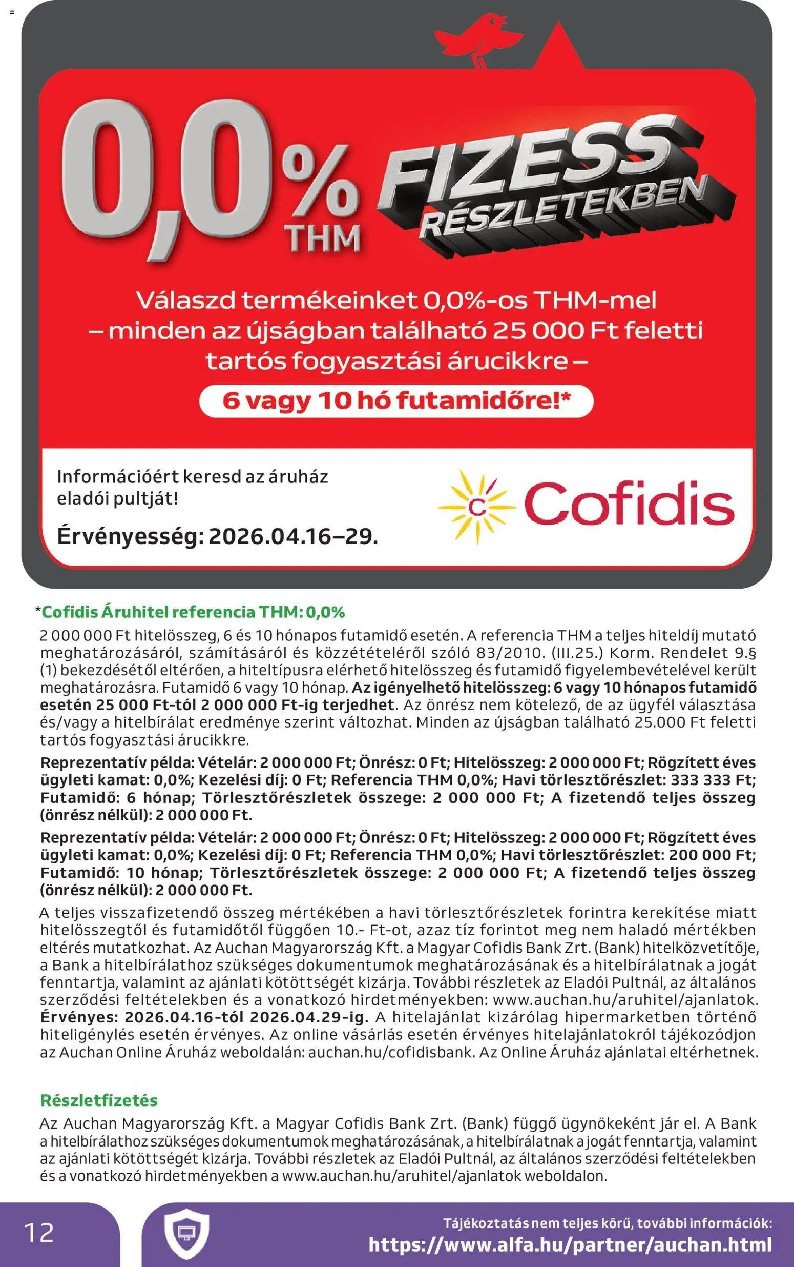 Auchan újság 2026.04.16. Auchan Elektronikai ajánlataink (2026-04-16 - 2026-04-29)