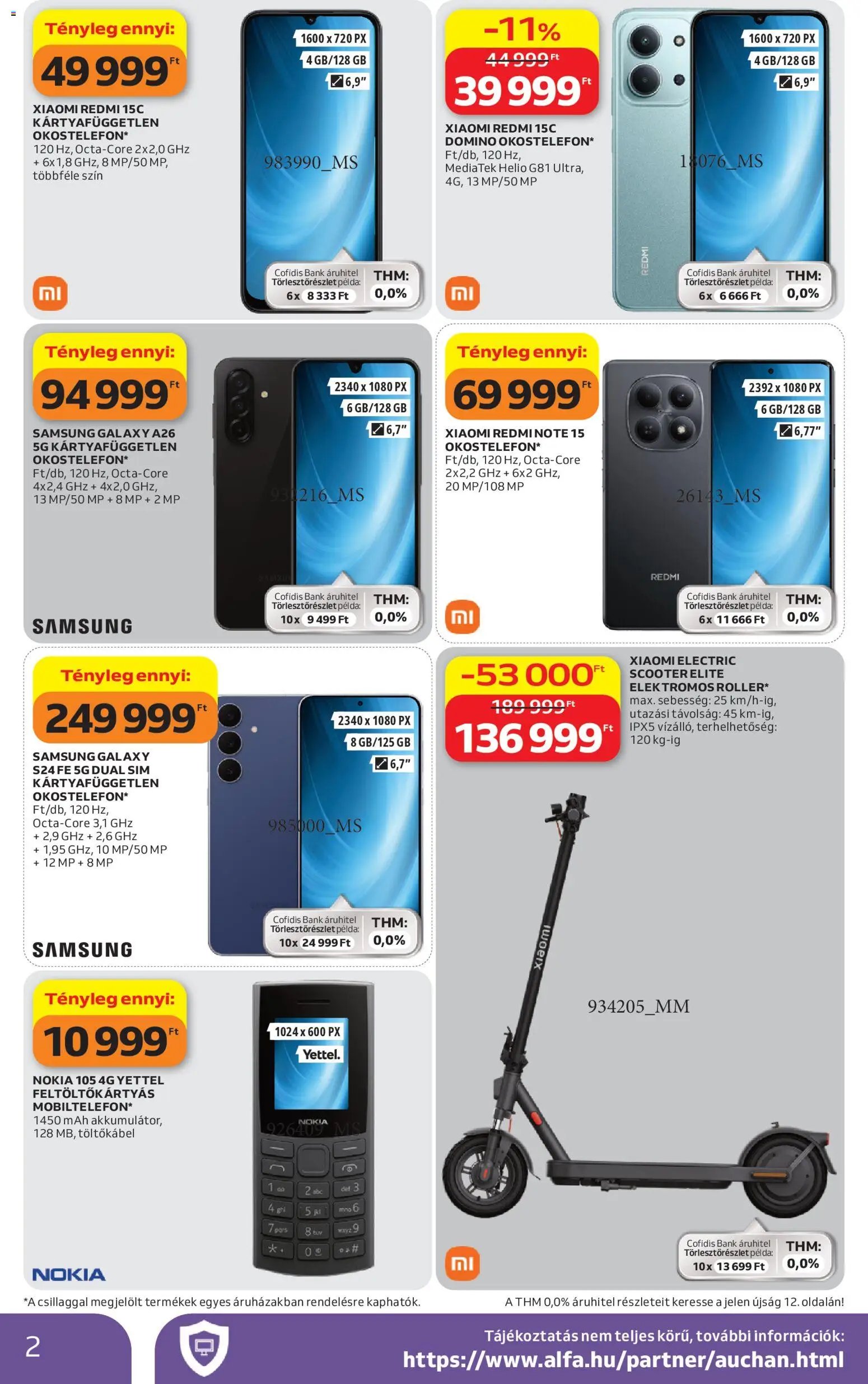 Auchan újság 2026.04.16. Auchan Elektronikai ajánlataink (2026-04-16 - 2026-04-29)