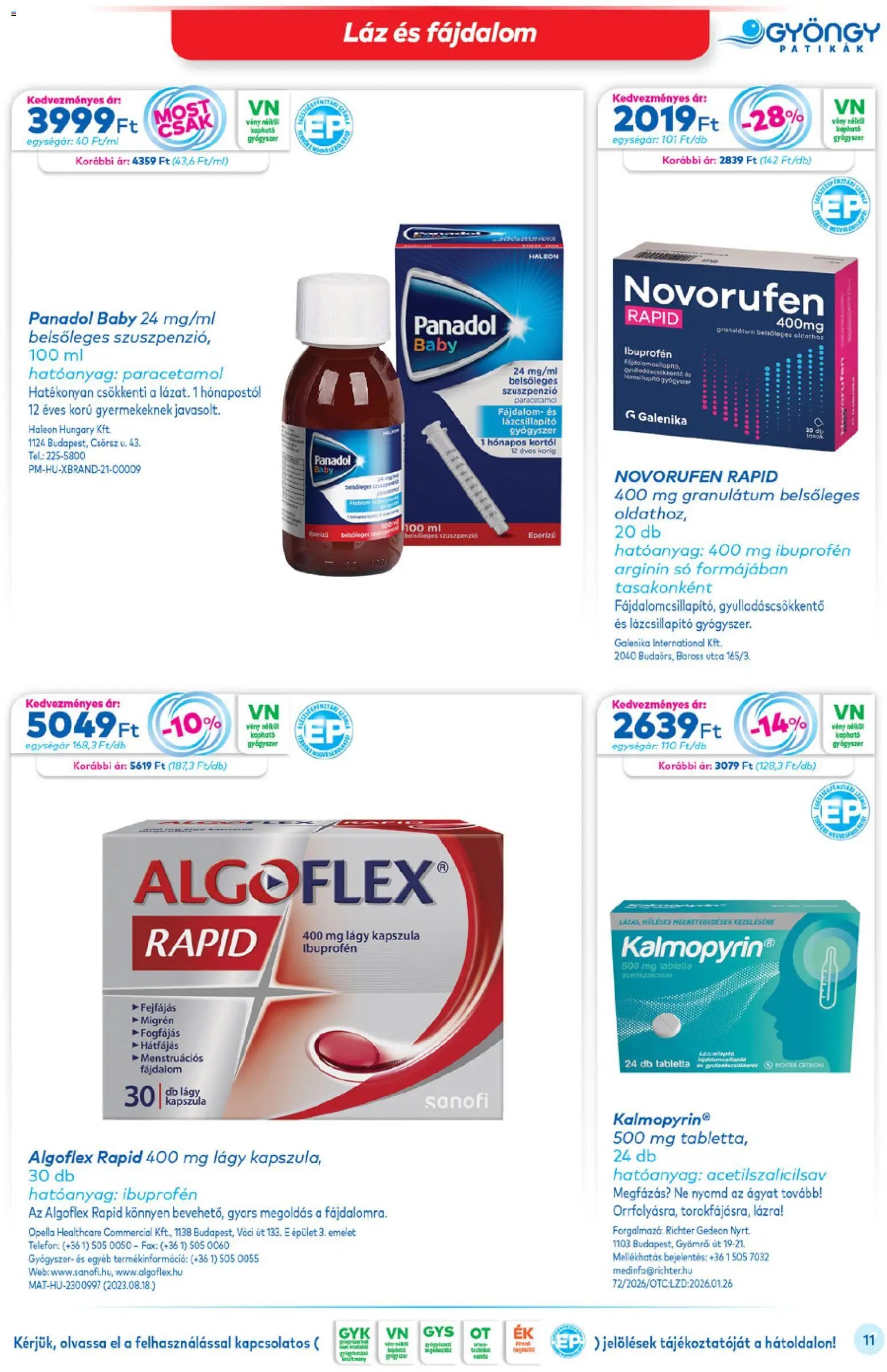 Gyöngy Patikák újság 2026.03.01. Gyöngy Patikák akciós újság (2026-03-01 - 2026-03-31)