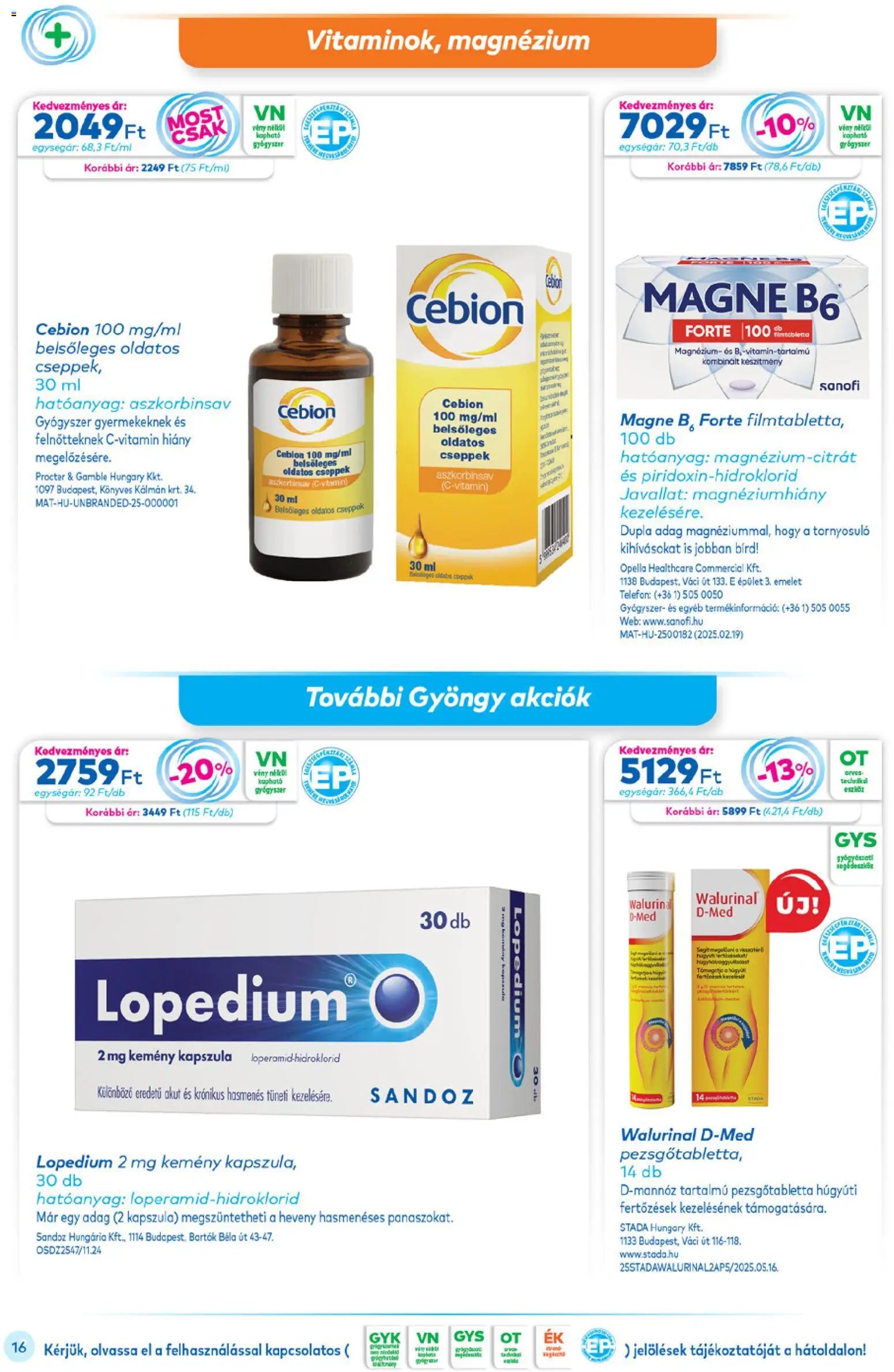 Gyöngy Patikák újság 2026.03.01. Gyöngy Patikák akciós újság (2026-03-01 - 2026-03-31)