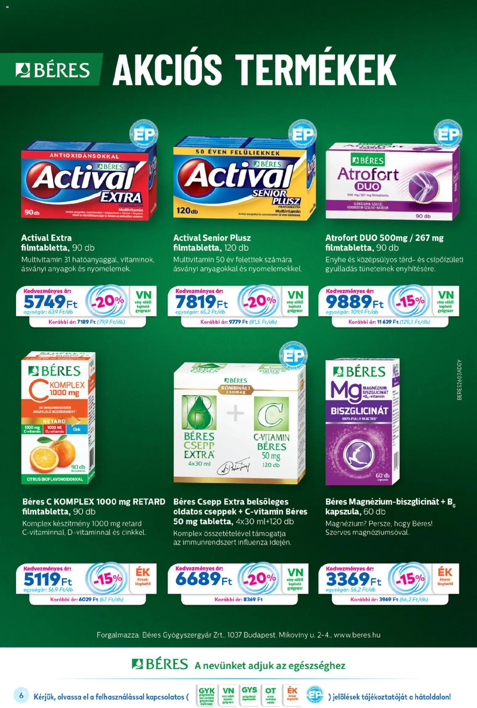 Gyöngy Patikák újság 2026.03.01. Gyöngy Patikák akciós újság (2026-03-01 - 2026-03-31)