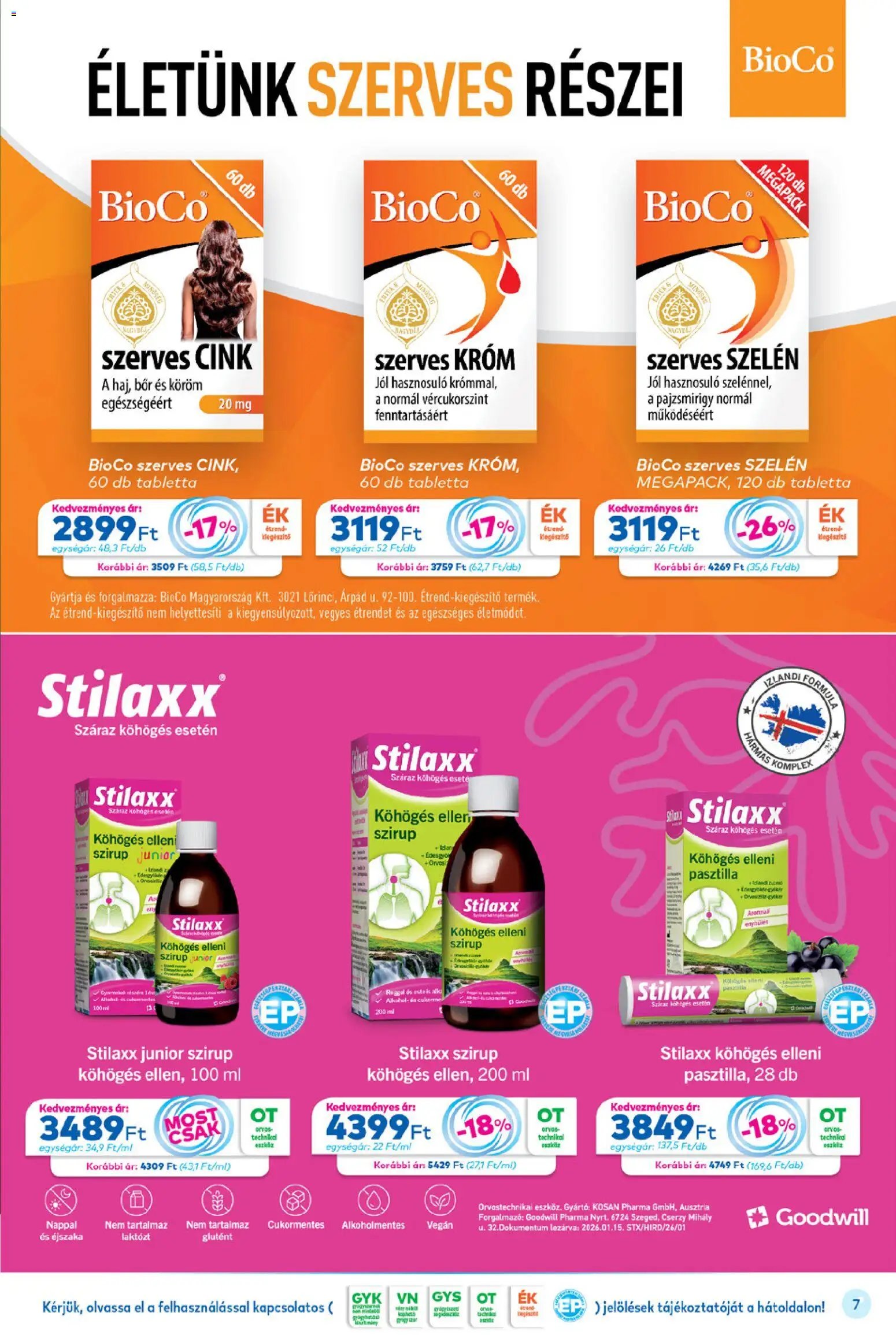 Gyöngy Patikák újság 2026.03.01. Gyöngy Patikák akciós újság (2026-03-01 - 2026-03-31)