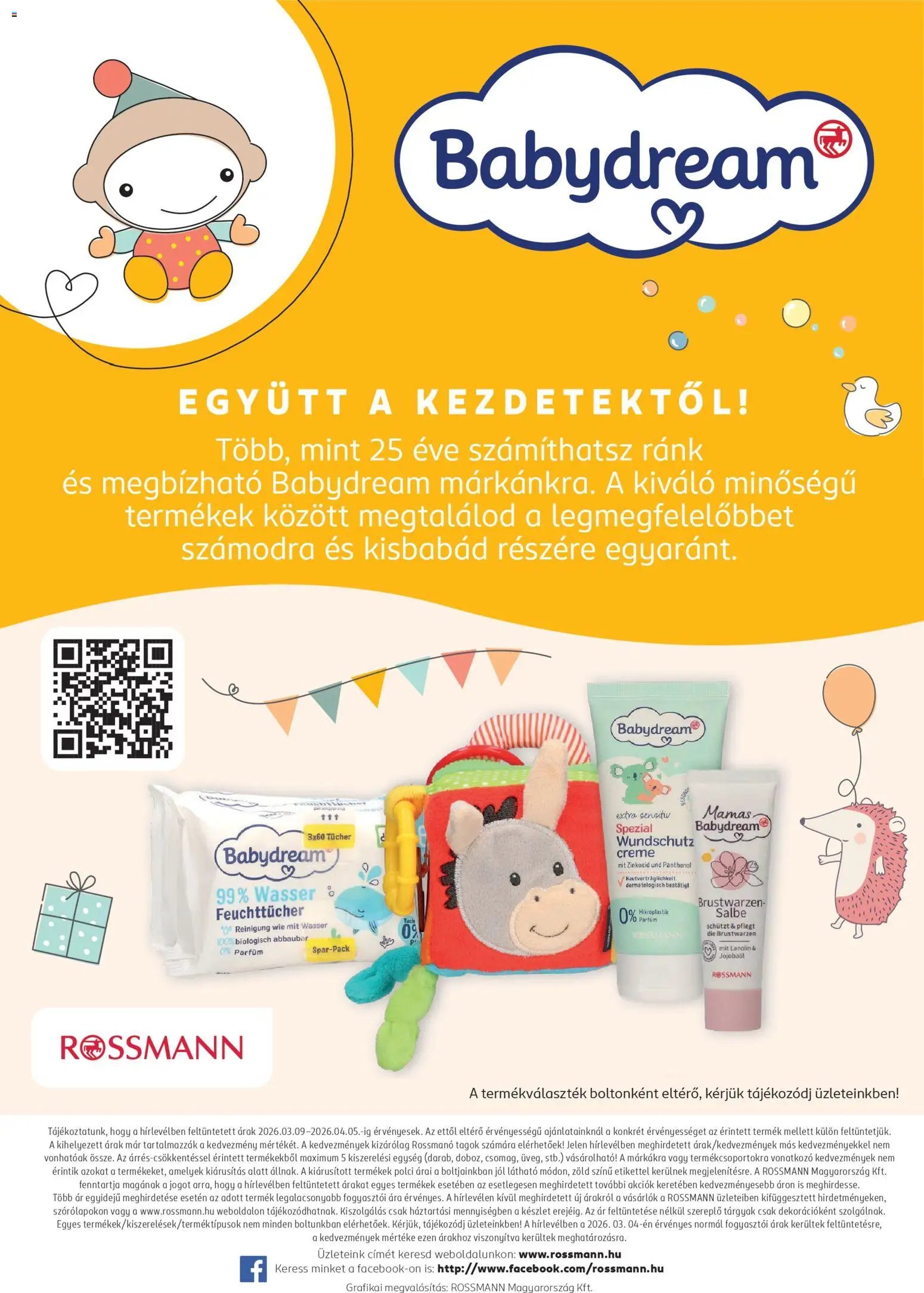 Rossmann újság 2026.03.09. Rossmann Babaprogram (2026-03-09 - 2026-04-05)