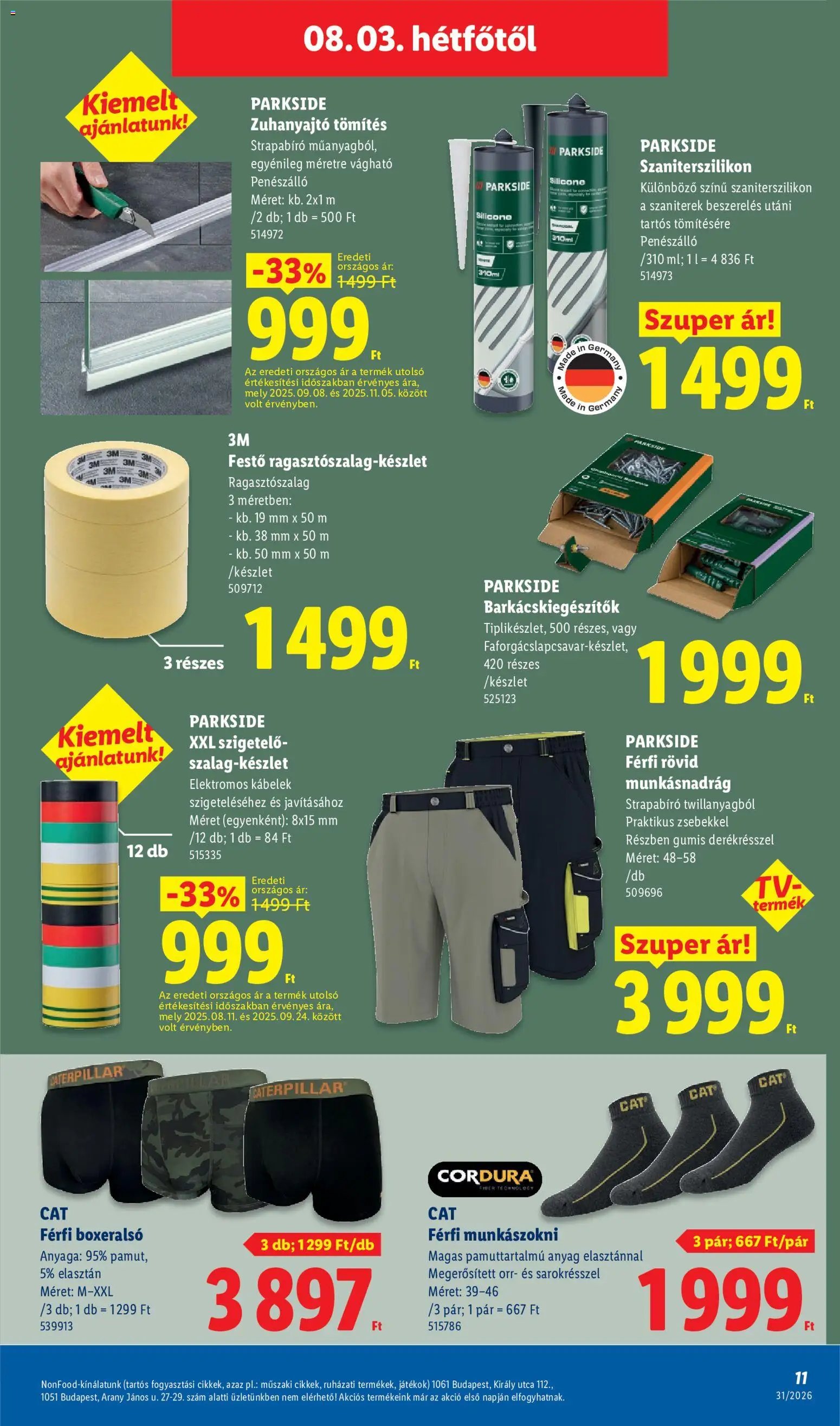 Lidl újság 2026.07.30. Lidl Nonfood kínálatunk