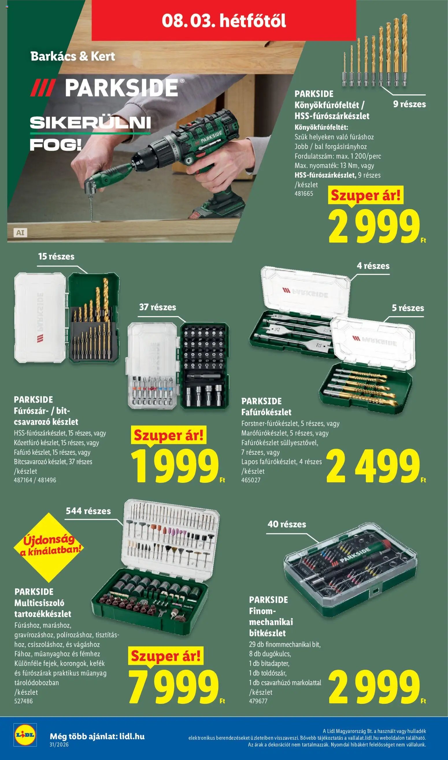 Lidl újság 2026.07.30. Lidl Nonfood kínálatunk