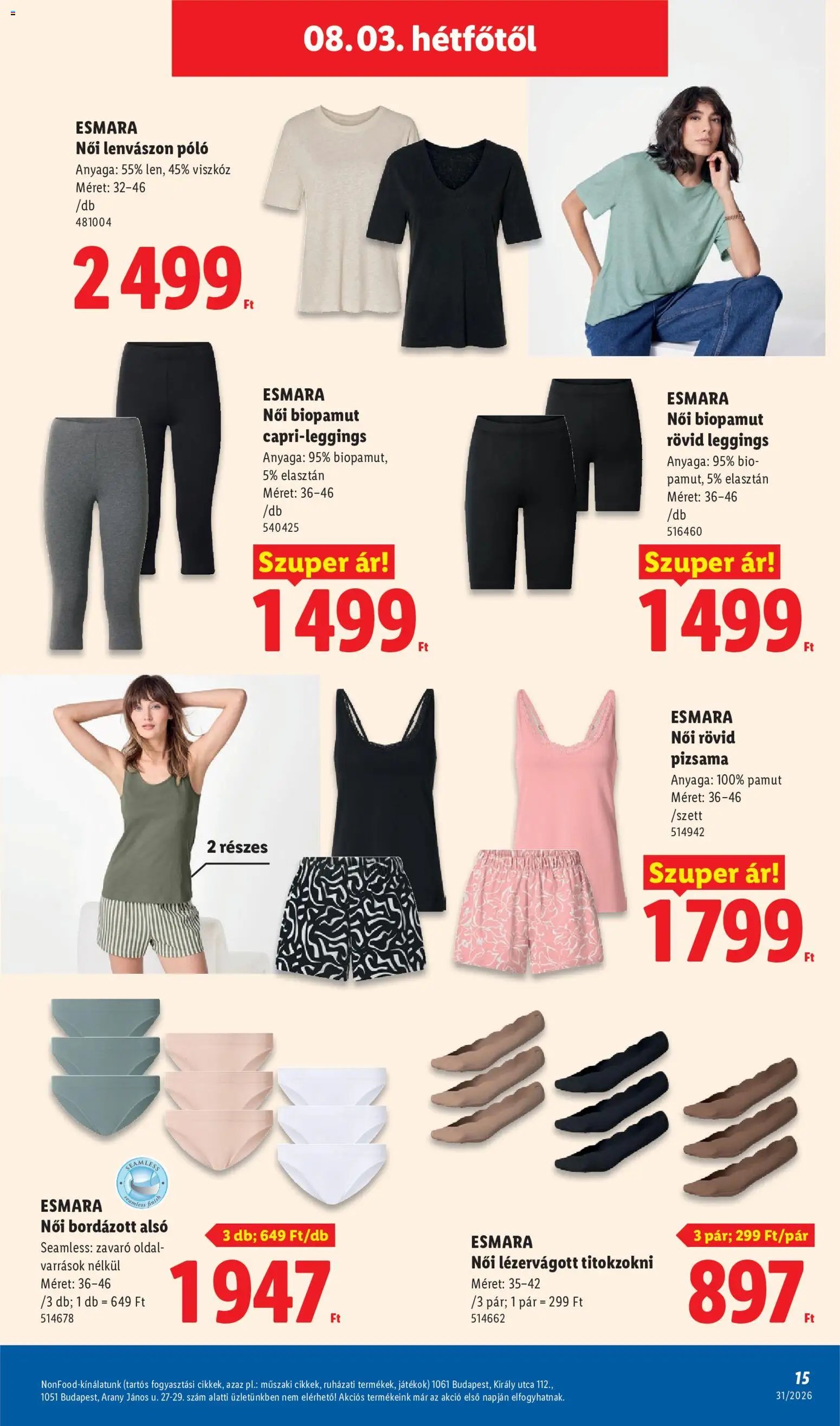 Lidl újság 2026.07.30. Lidl Nonfood kínálatunk