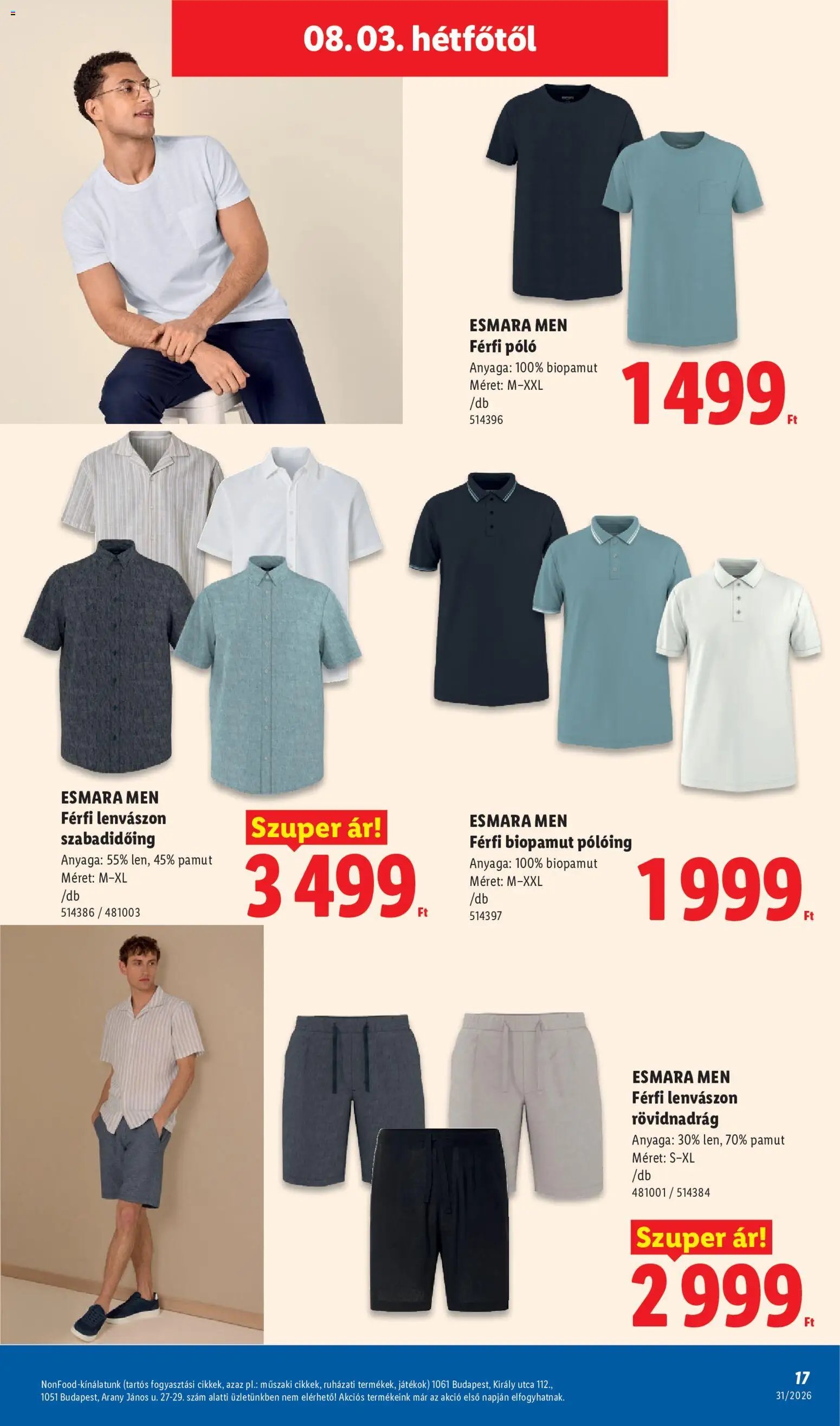 Lidl újság 2026.07.30. Lidl Nonfood kínálatunk