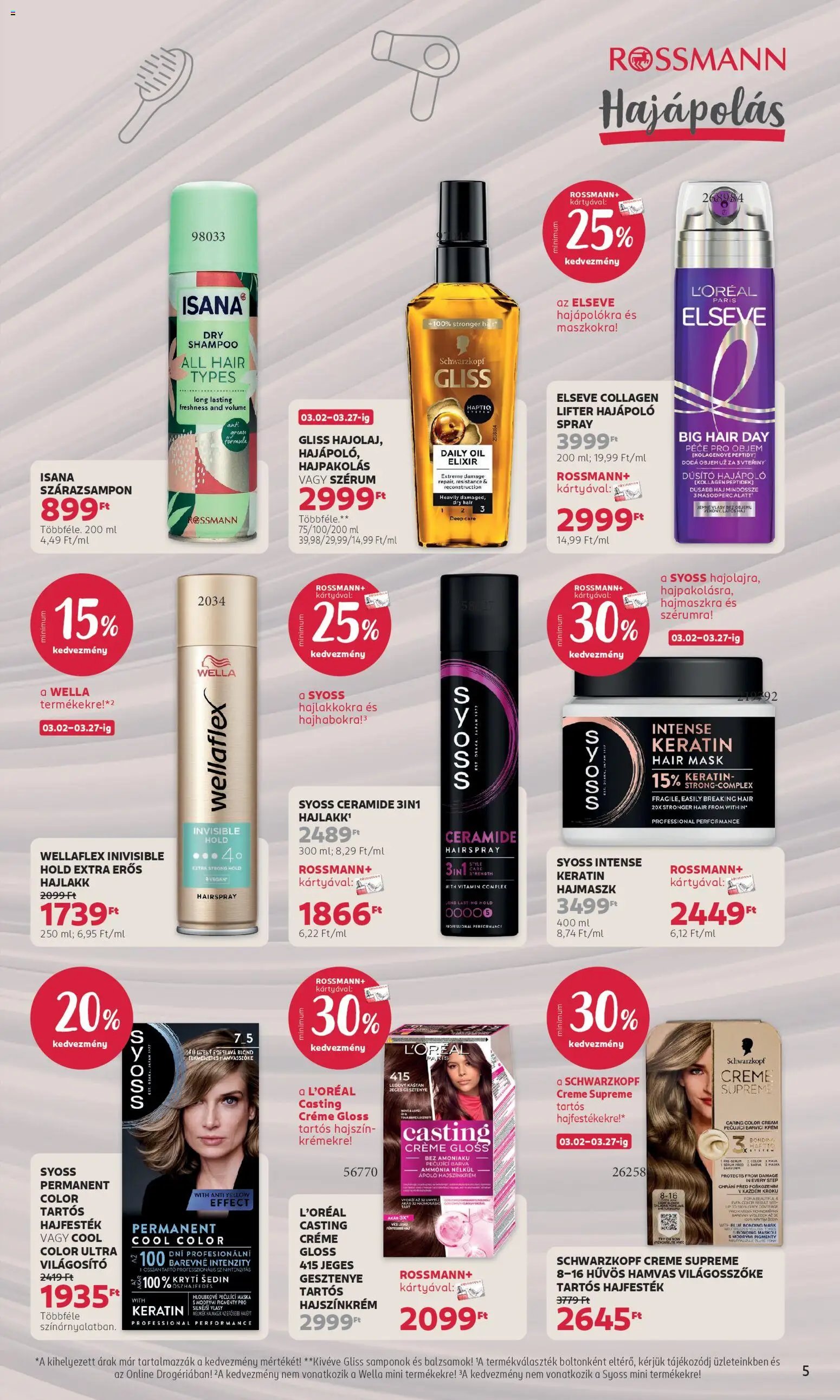 Rossmann újság 2026.03.02. Akciós újság Rossmann (2026-03-02 - 2026-03-13)