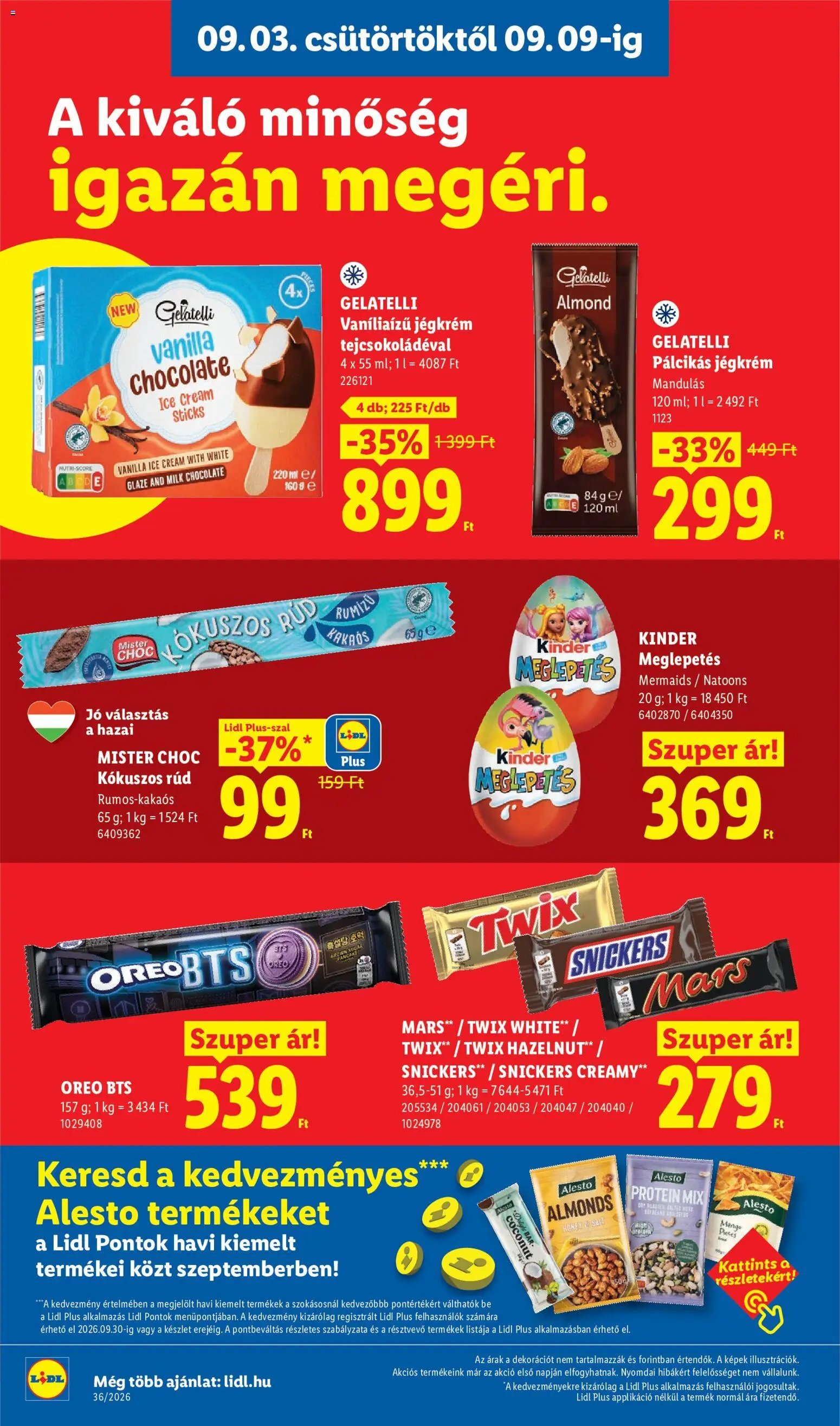 Lidl újság 2026.09.03. Lidl akciós újság
