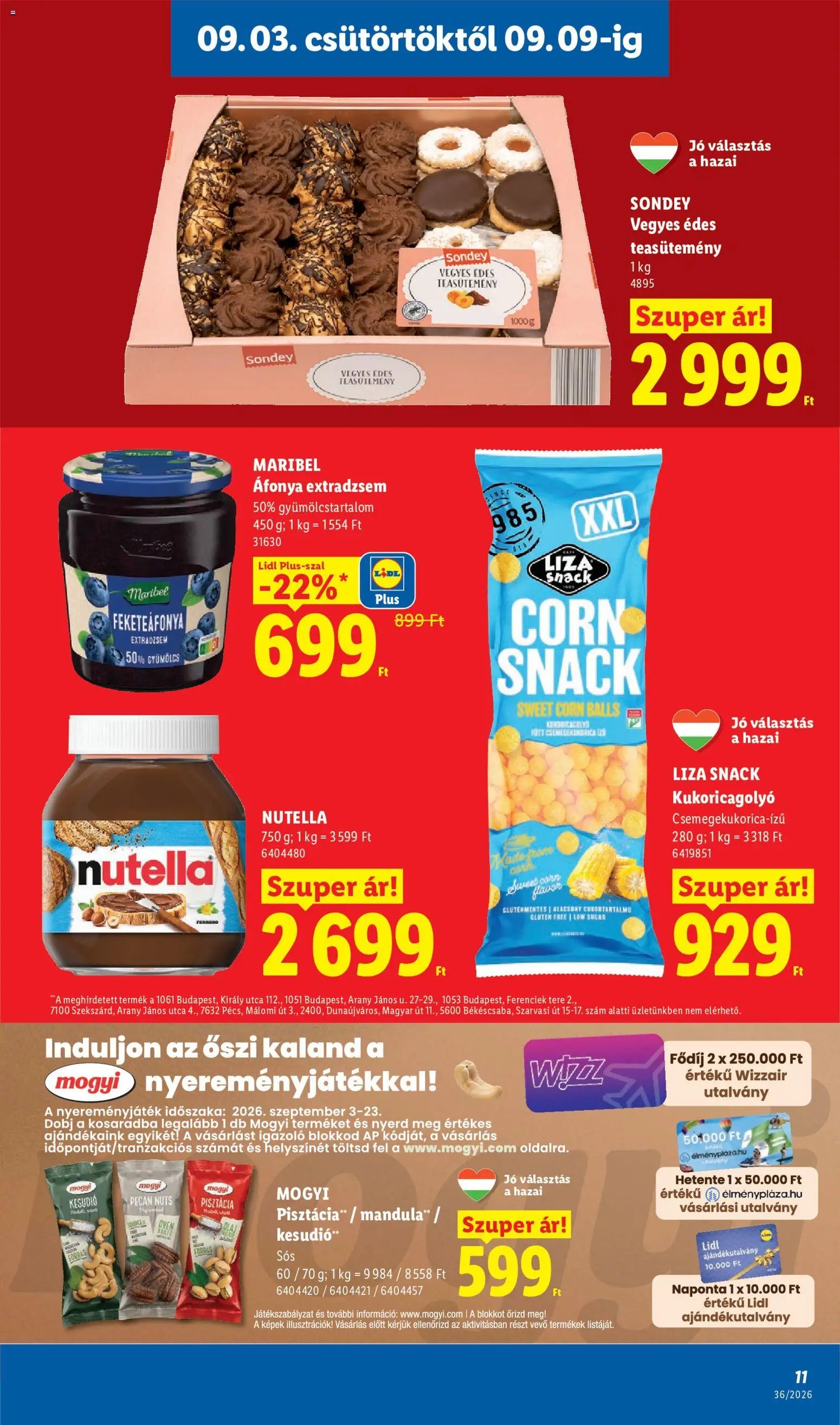 Lidl újság 2026.09.03. Lidl akciós újság