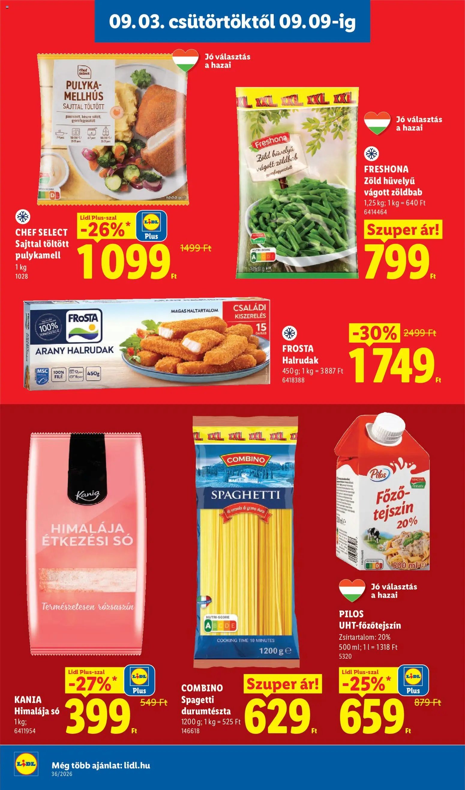 Lidl újság 2026.09.03. Lidl akciós újság