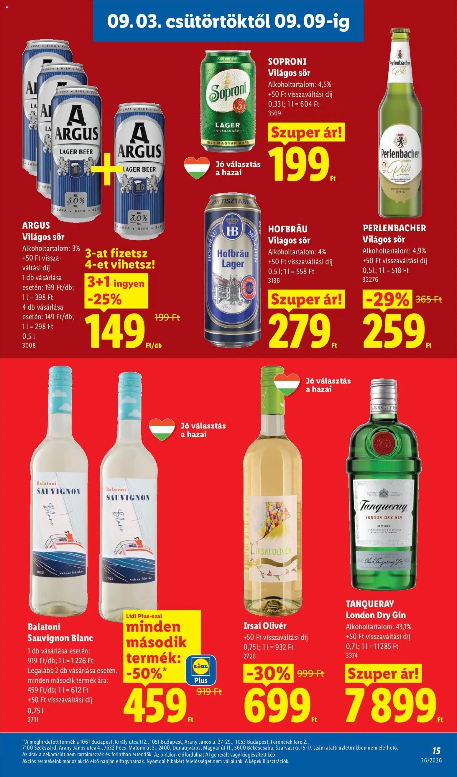 Lidl újság 2026.09.03. Lidl akciós újság