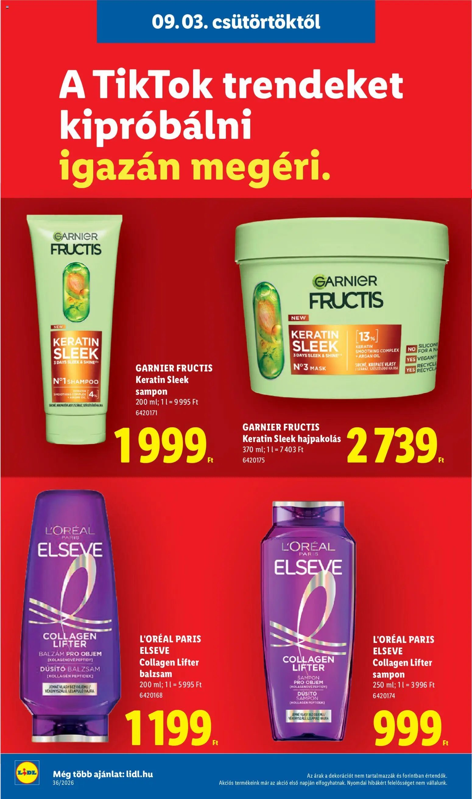 Lidl újság 2026.09.03. Lidl akciós újság