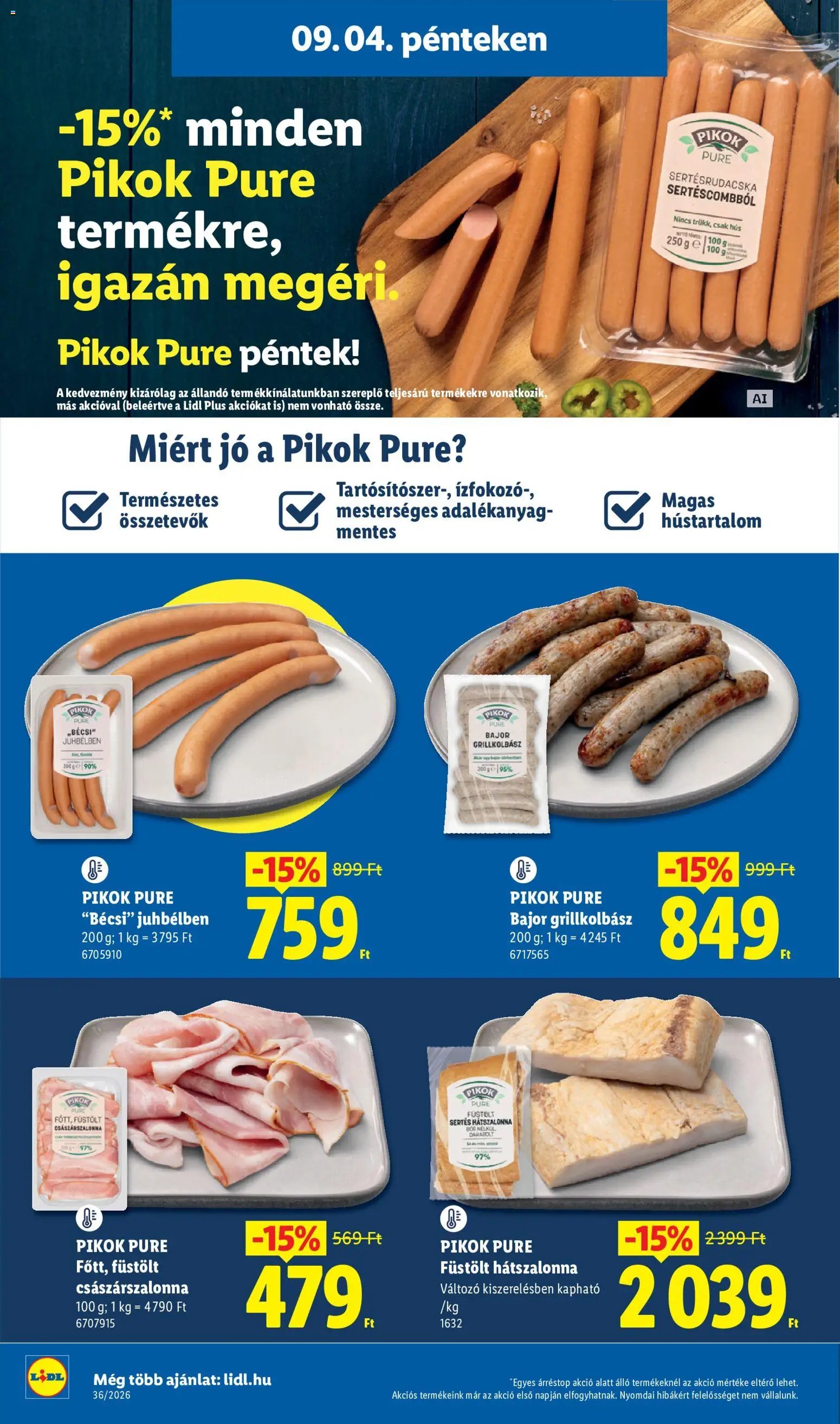 Lidl újság 2026.09.03. Lidl akciós újság