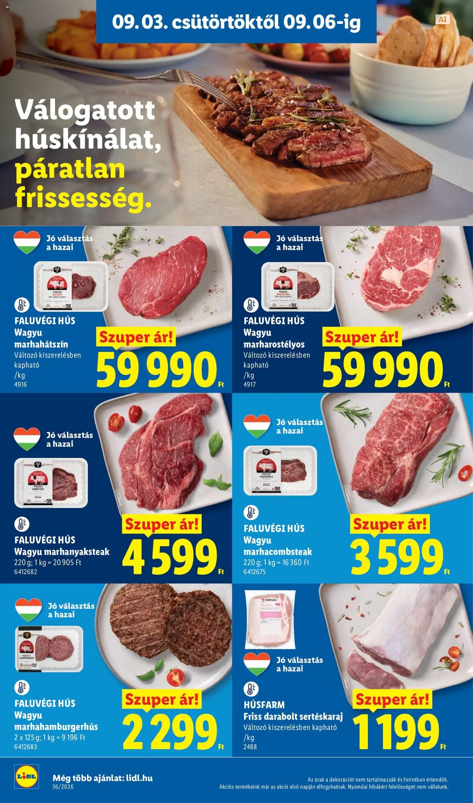 Lidl újság 2026.09.03. Lidl akciós újság