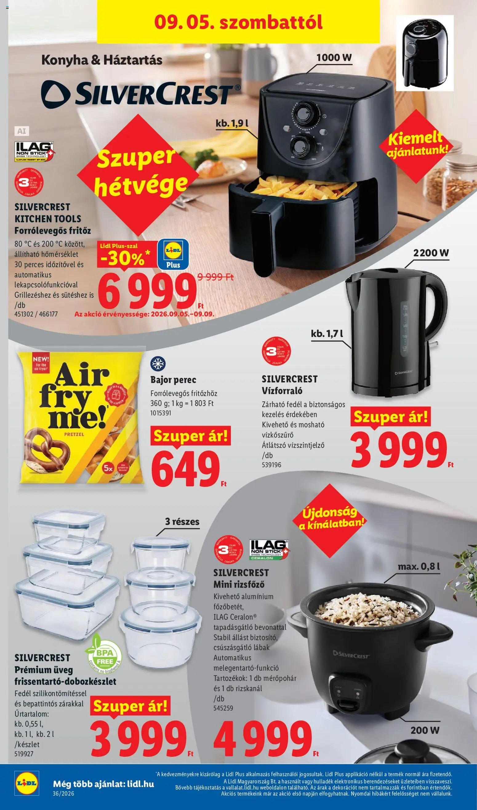 Lidl újság 2026.09.03. Lidl akciós újság