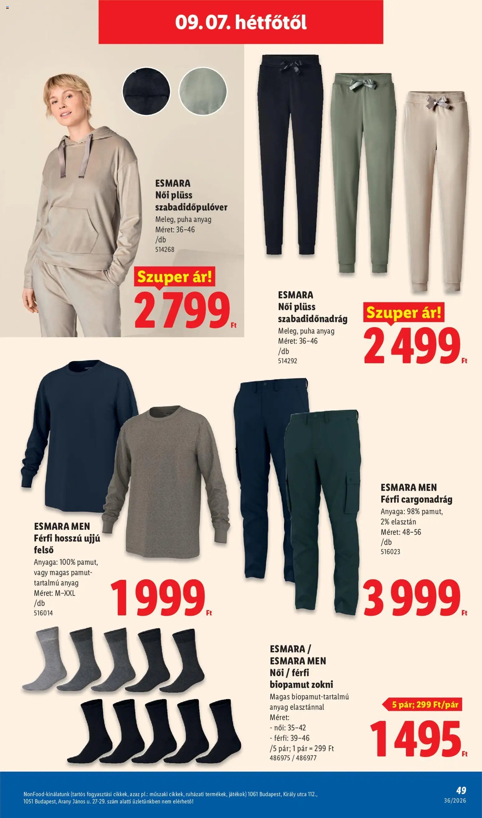 Lidl újság 2026.09.03. Lidl akciós újság