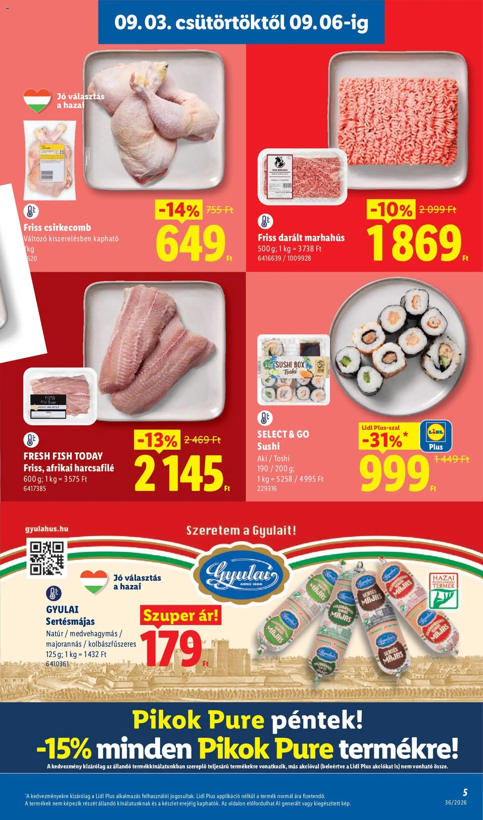 Lidl újság 2026.09.03. Lidl akciós újság
