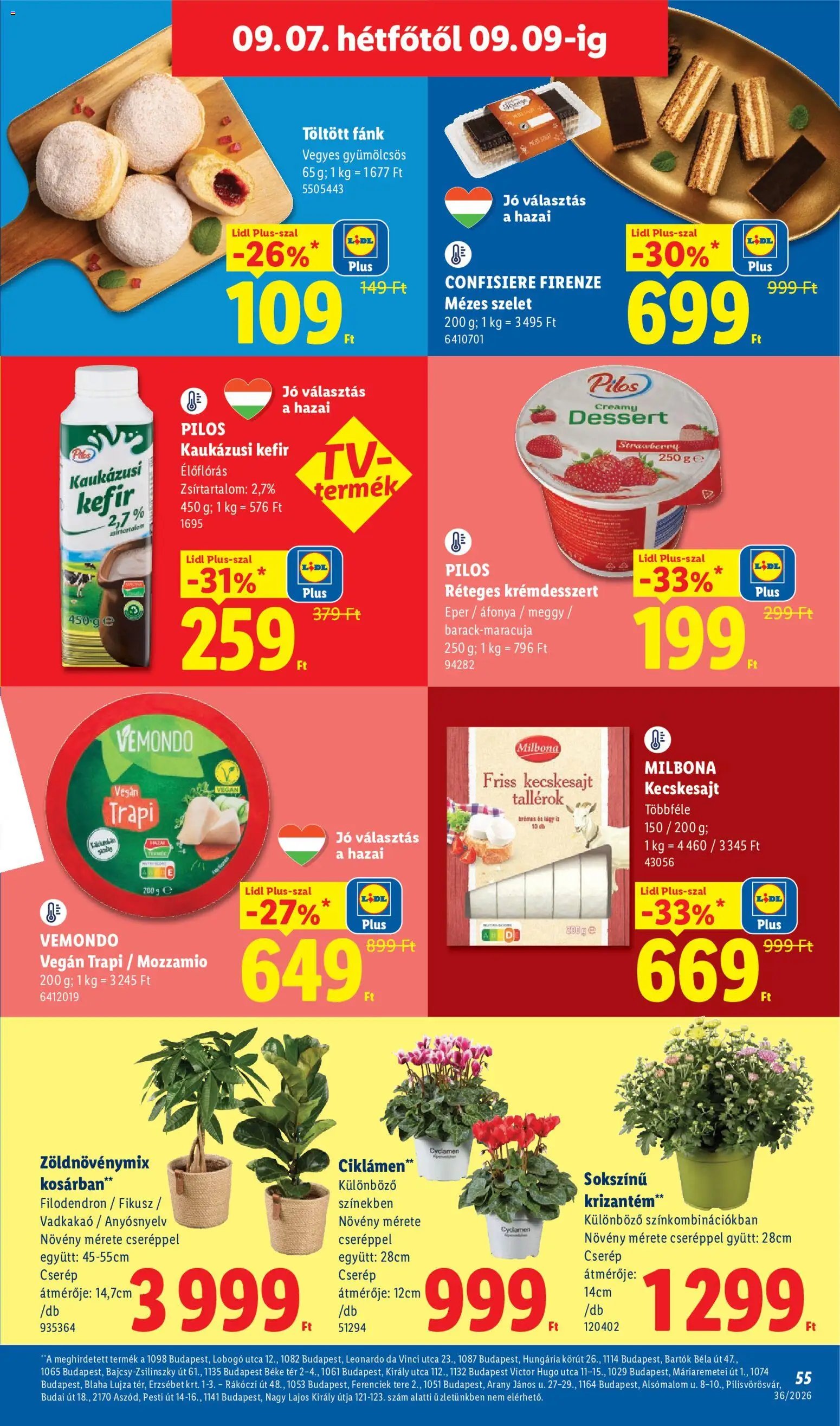 Lidl újság 2026.09.03. Lidl akciós újság