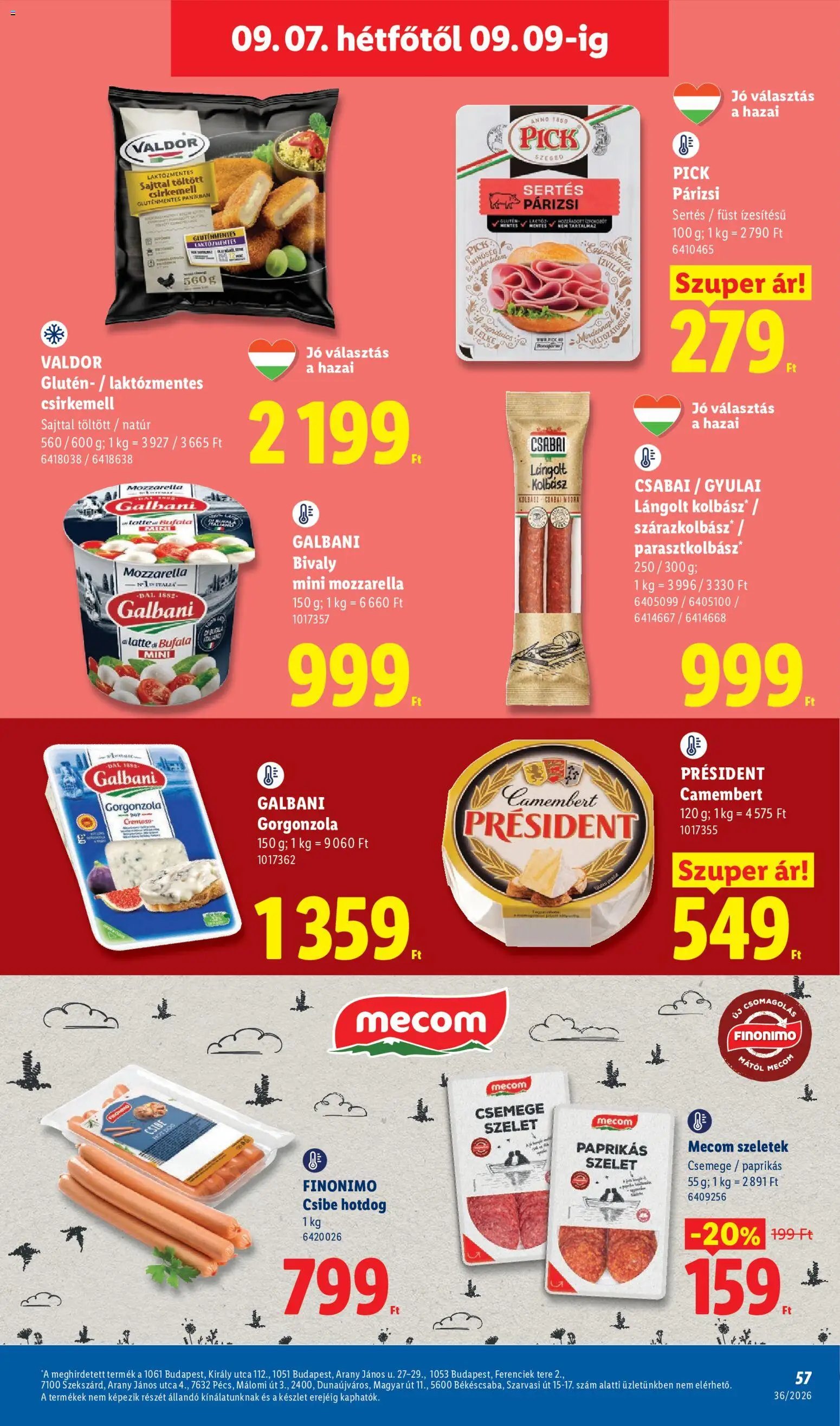 Lidl újság 2026.09.03. Lidl akciós újság