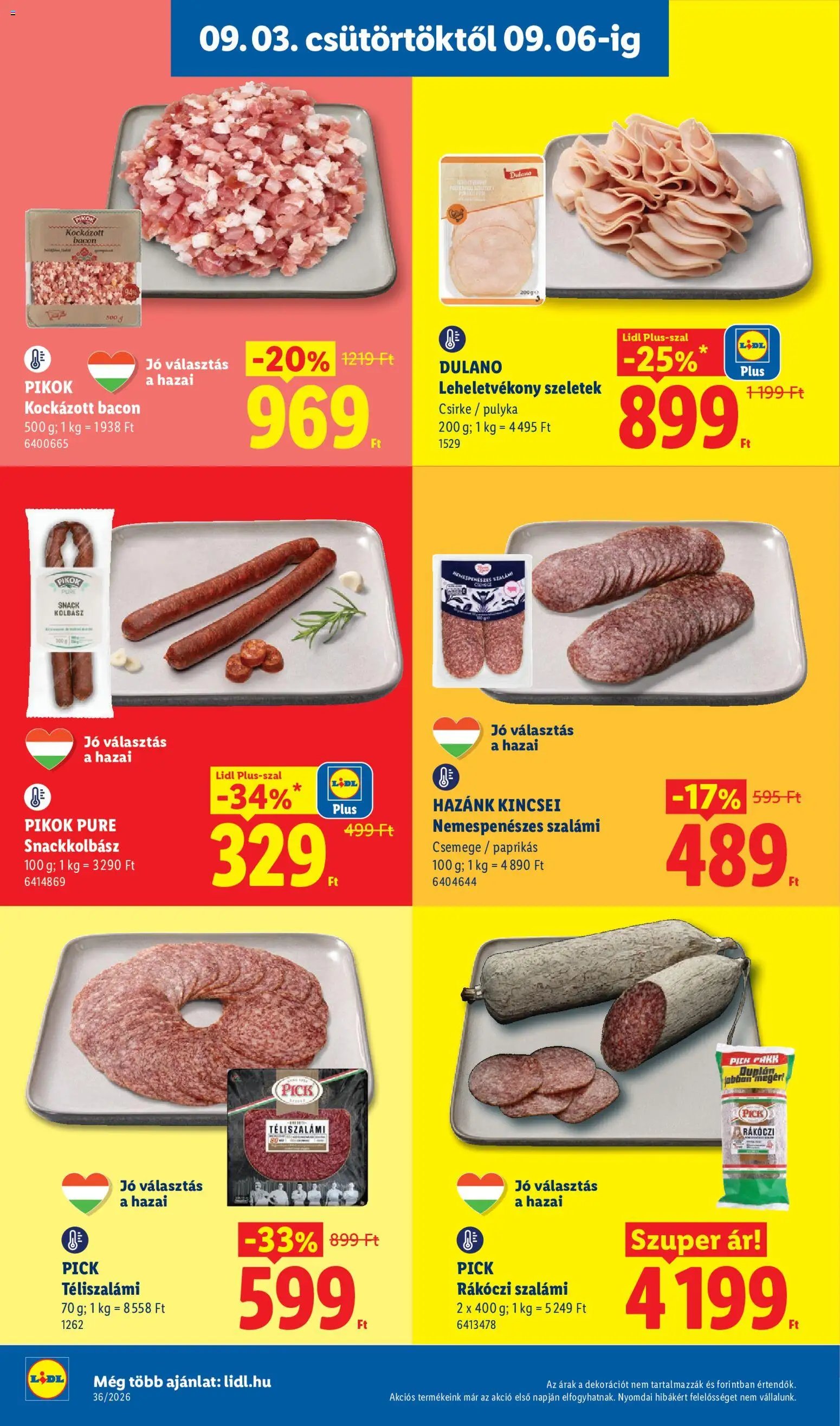 Lidl újság 2026.09.03. Lidl akciós újság