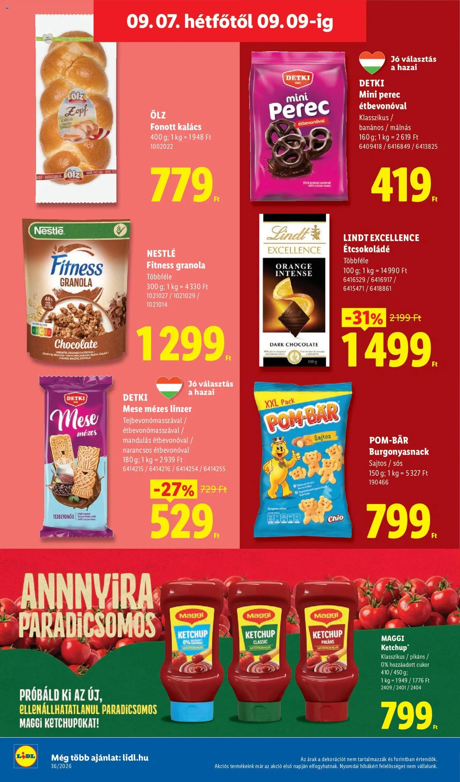 Lidl újság 2026.09.03. Lidl akciós újság