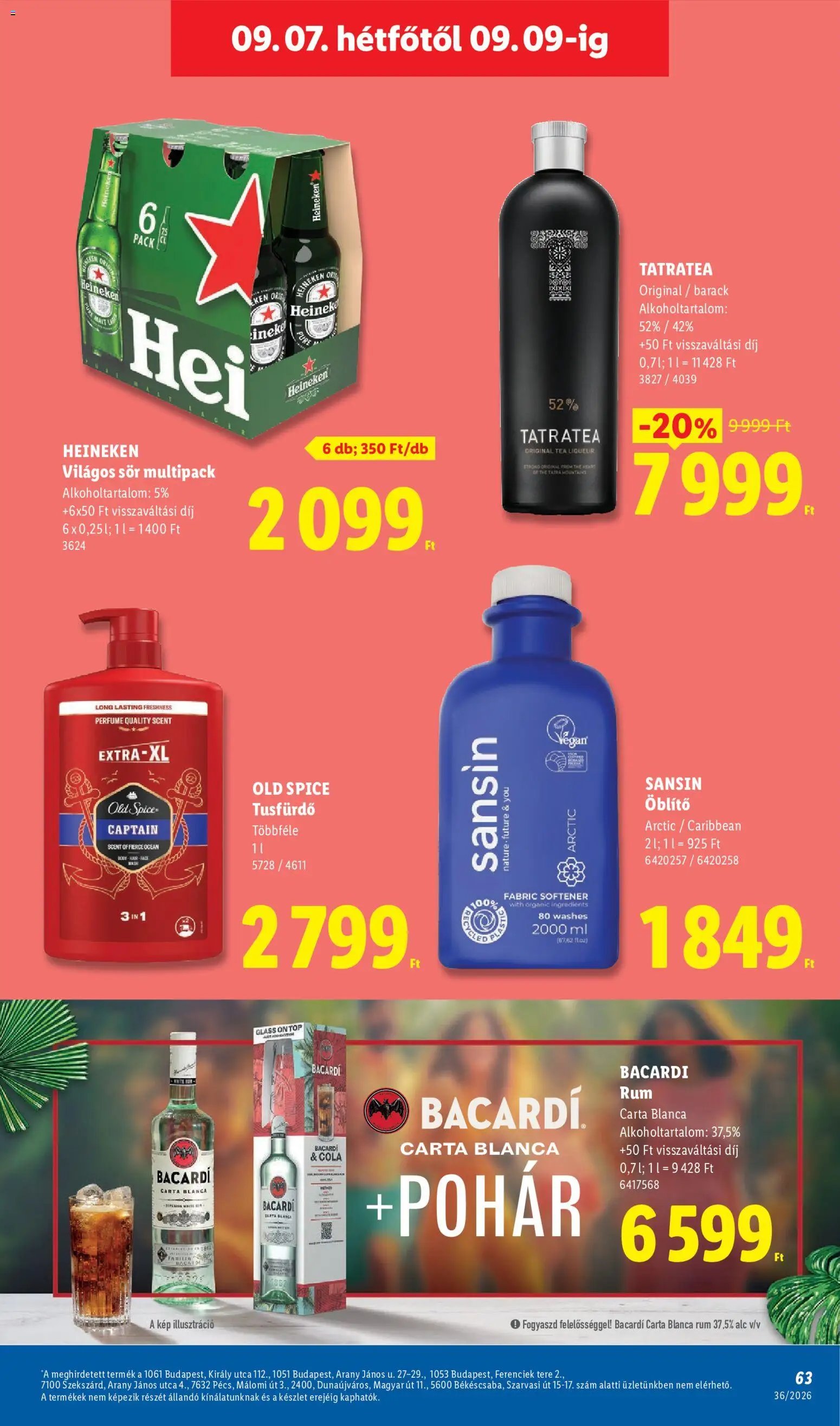 Lidl újság 2026.09.03. Lidl akciós újság