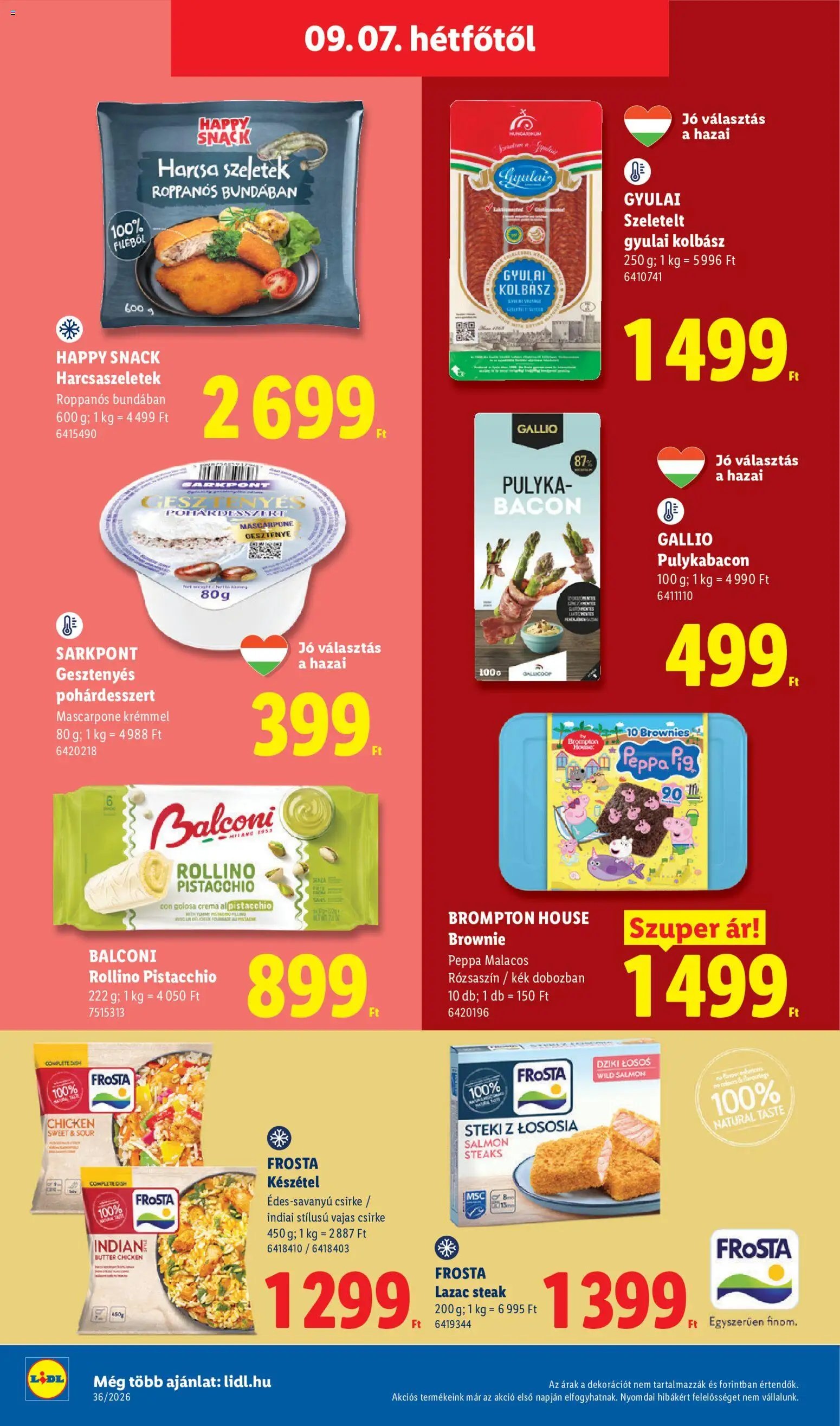 Lidl újság 2026.09.03. Lidl akciós újság