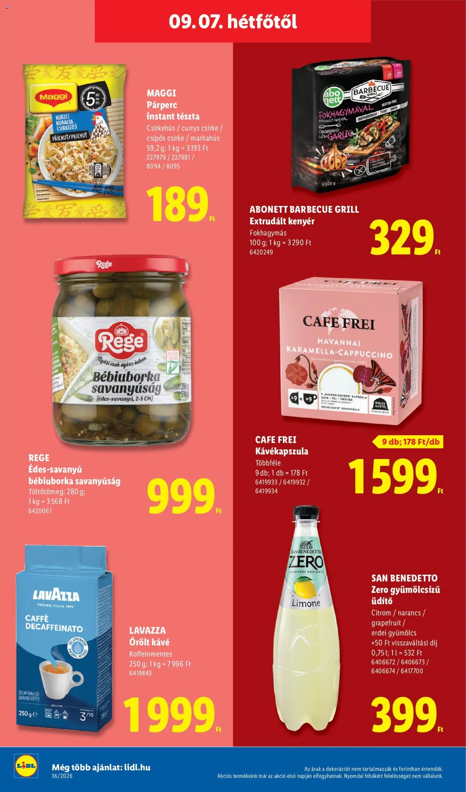 Lidl újság 2026.09.03. Lidl akciós újság