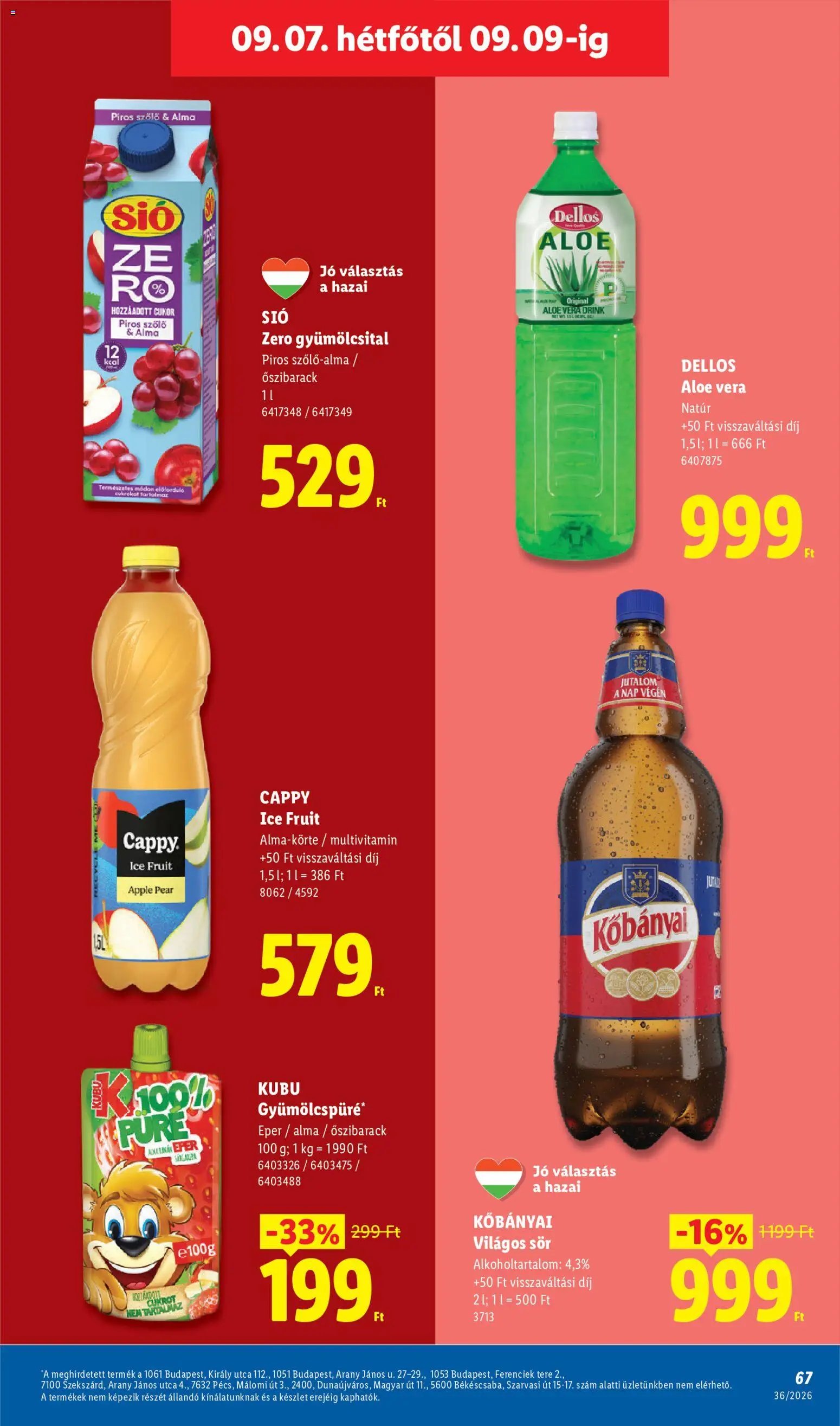 Lidl újság 2026.09.03. Lidl akciós újság