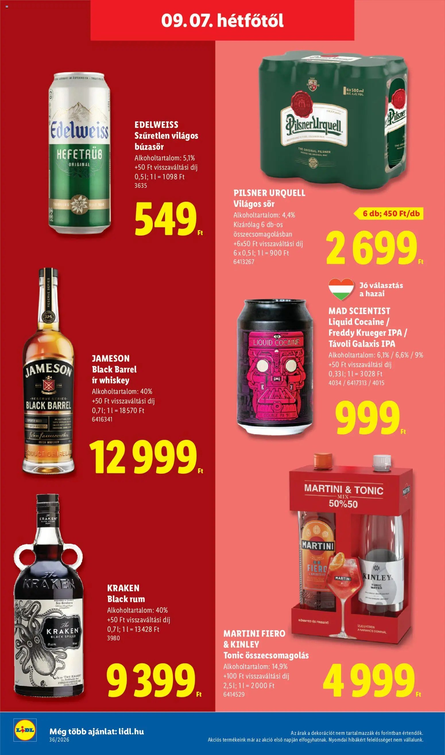 Lidl újság 2026.09.03. Lidl akciós újság