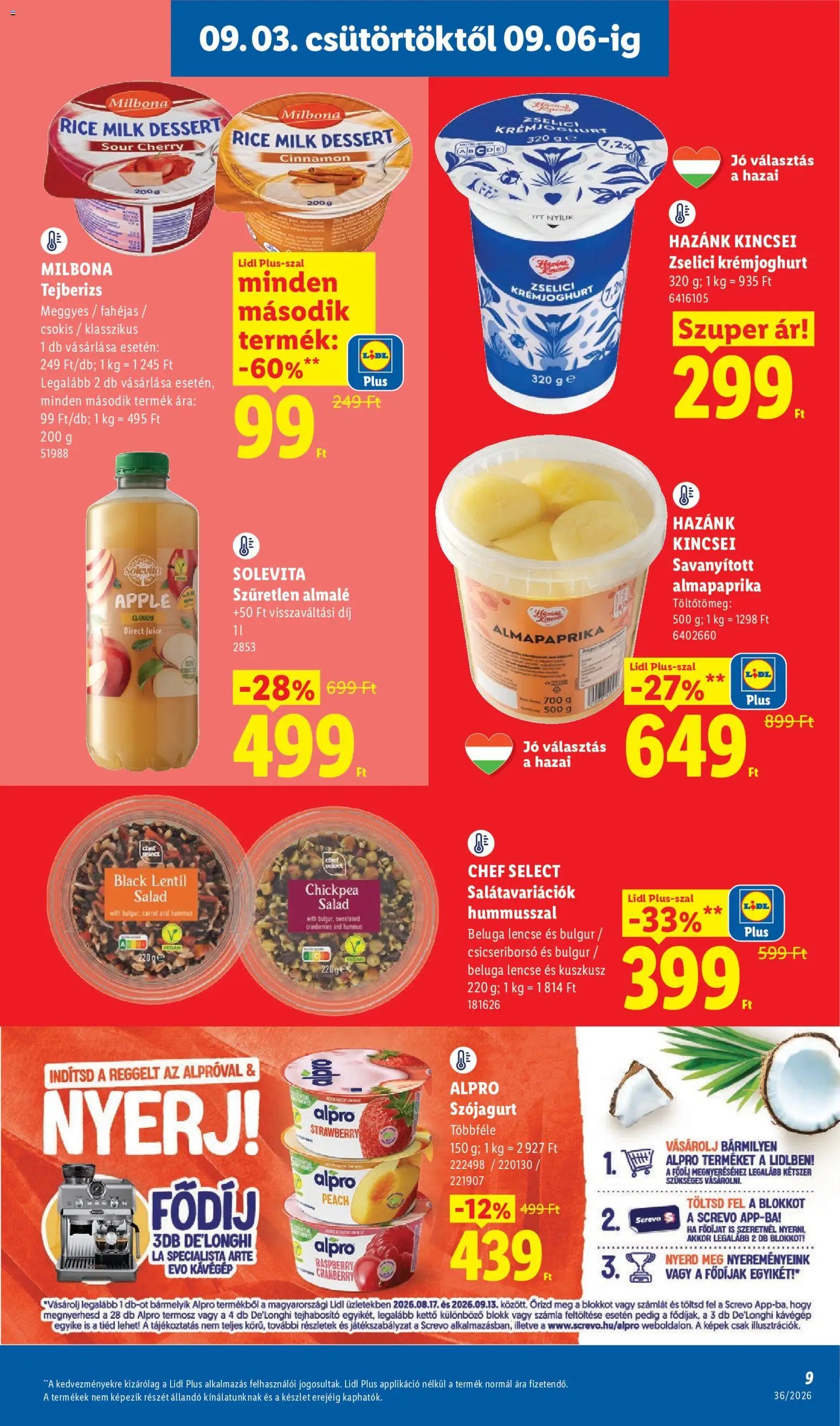 Lidl újság 2026.09.03. Lidl akciós újság