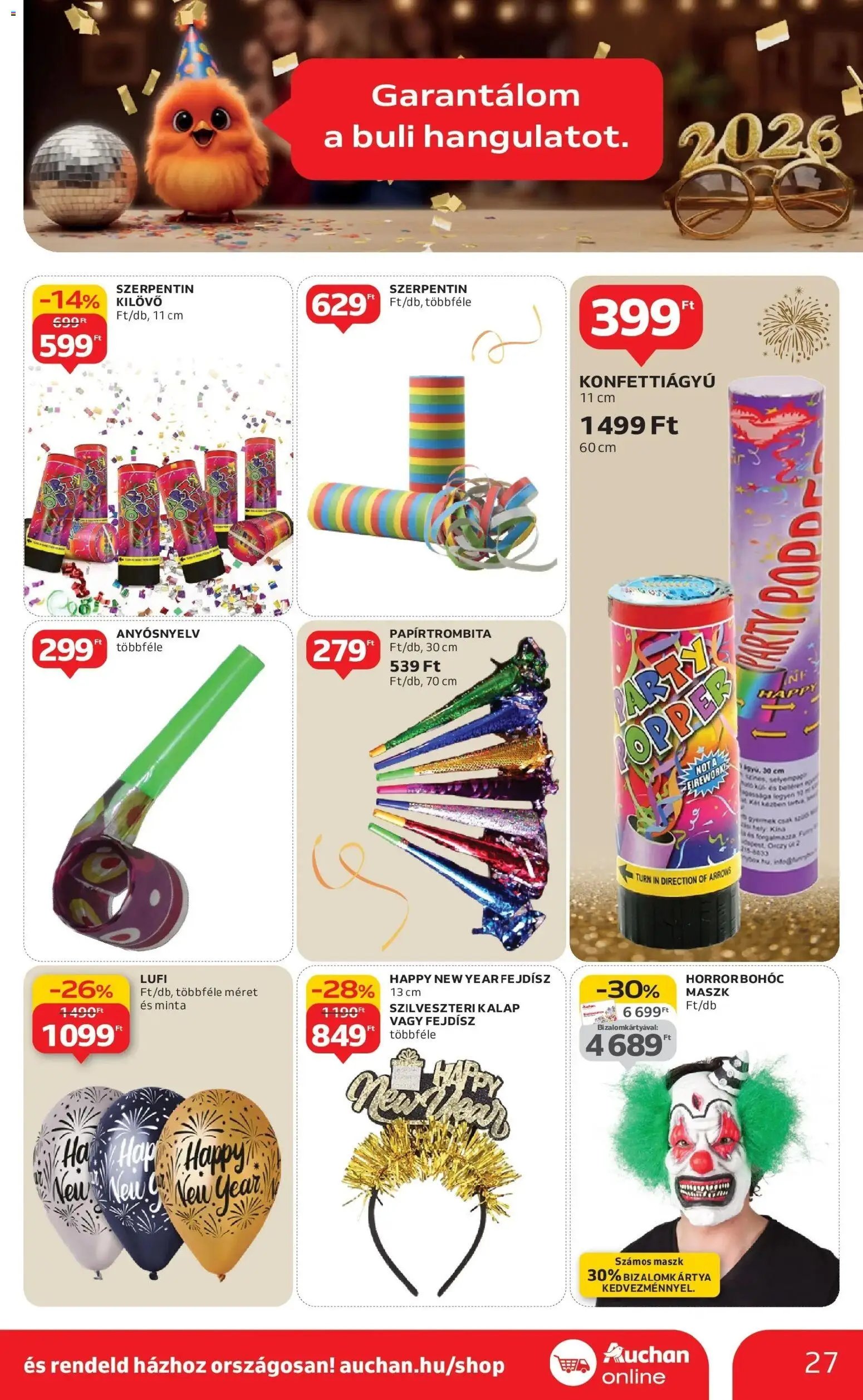 Auchan újság 2025.12.27. Kecskemét Akciós újság Auchan (2025-12-27 - 2025-12-31)